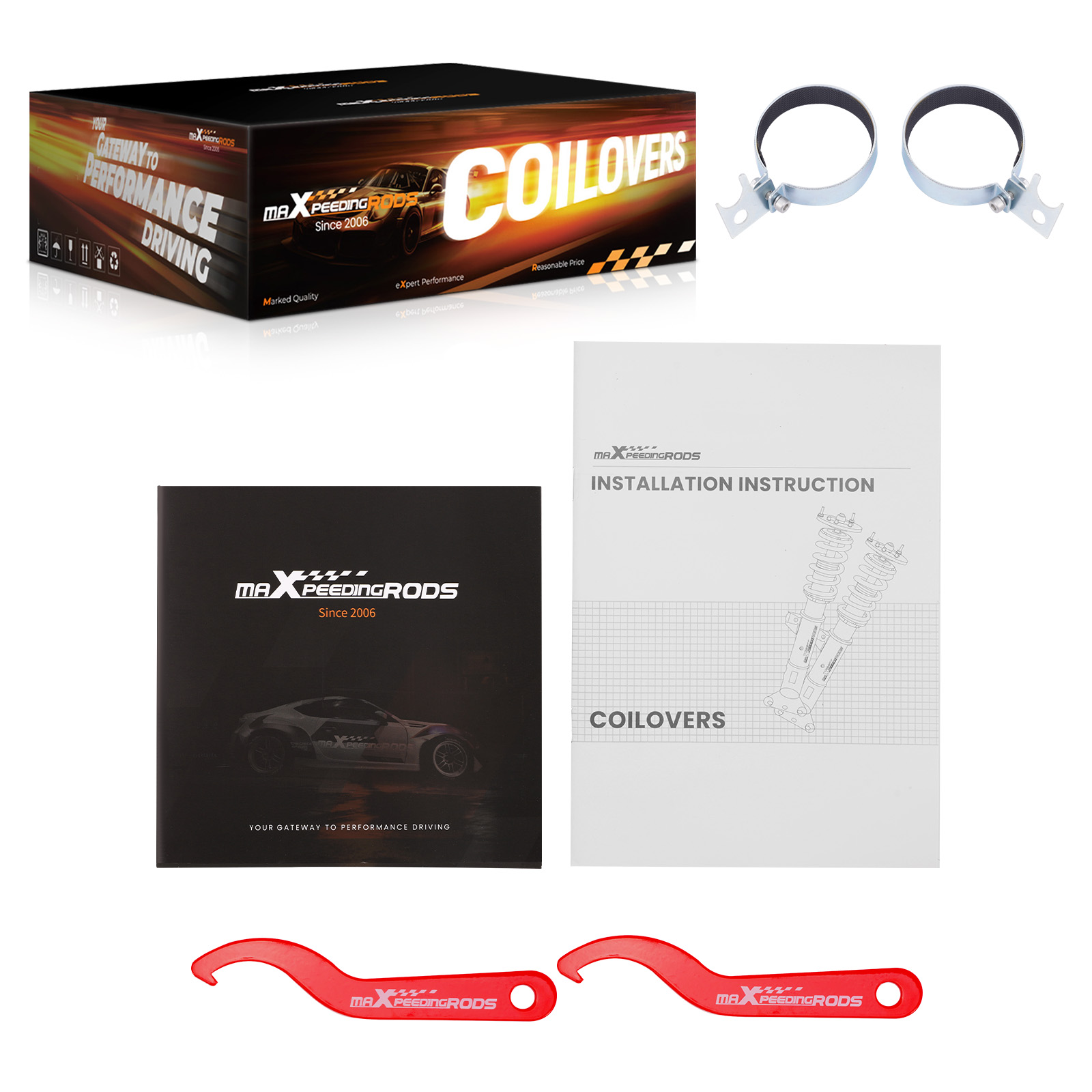 Gewindefahrwerk Suspension Set for Honda Accord Tourer CW2 CW3 2008-2013 25-75mm