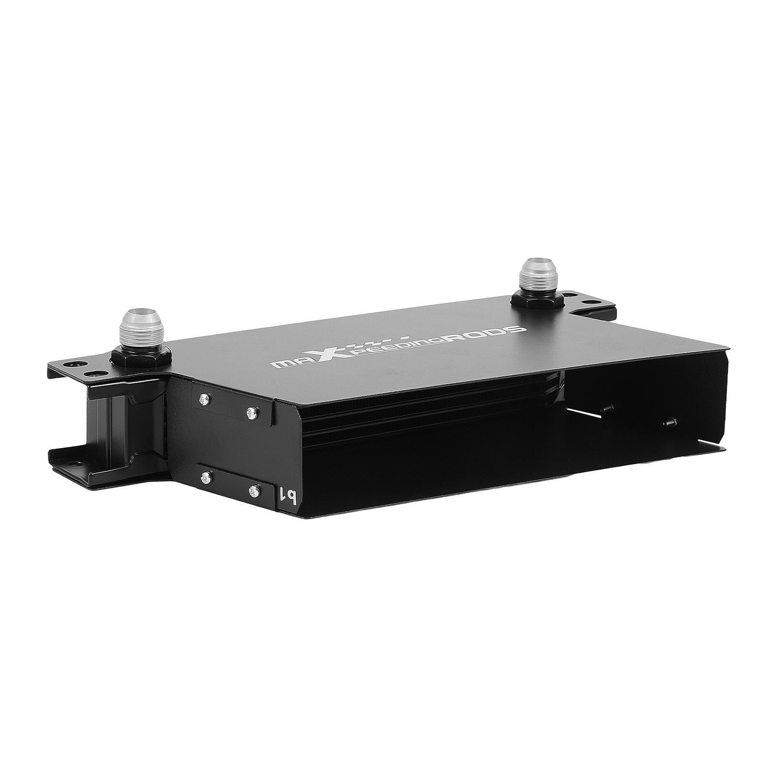7-Reihen Ölkühler Universal Kit Aluminium AN-10 Anschluss 3mm Eckstreben Set