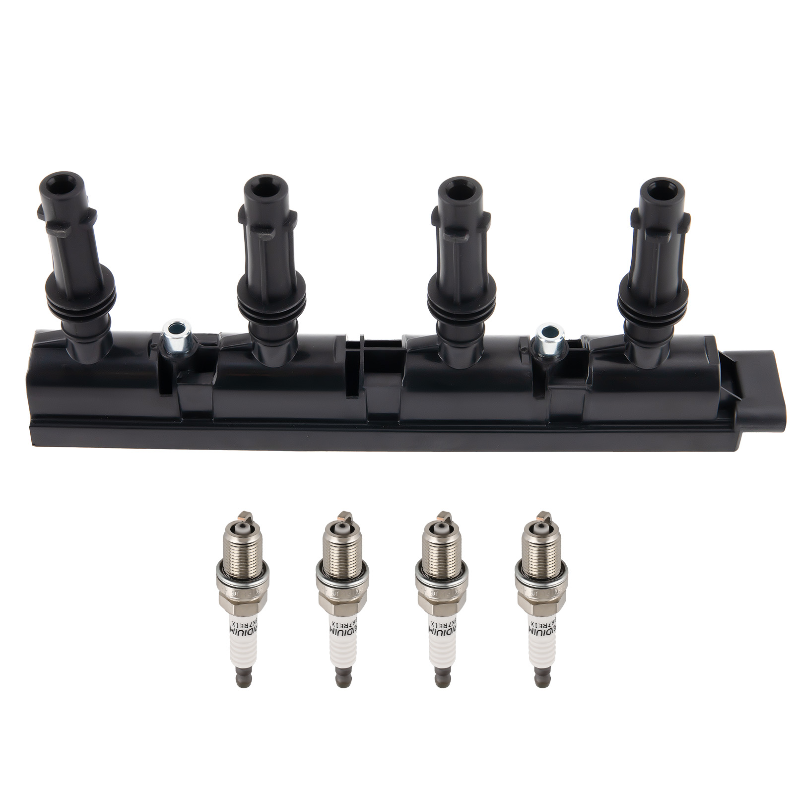 1X Ignition Coil & 4X Spark Plug For Buick Chevrolet Encore Encore UF669 XP3922