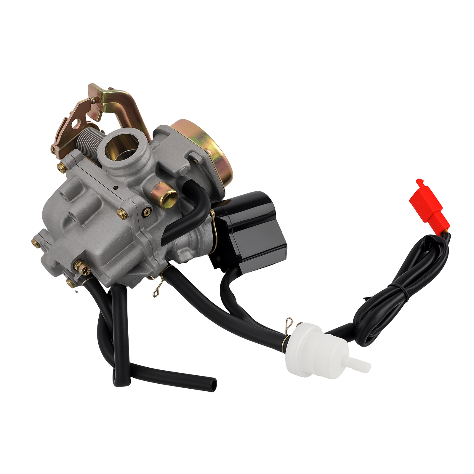 19mm Vergaser Carby for for Rex RS 400 450 460 500 GY6 50cc 60cc + Ansaugstutzen