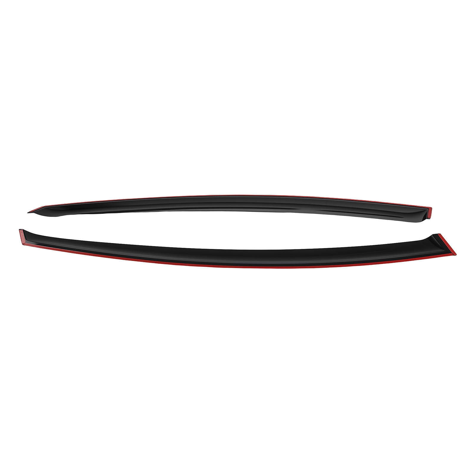 4PCS Window Rain Guard Deflectors for KIA RIO K2 SEDAN 2011-2017 Black