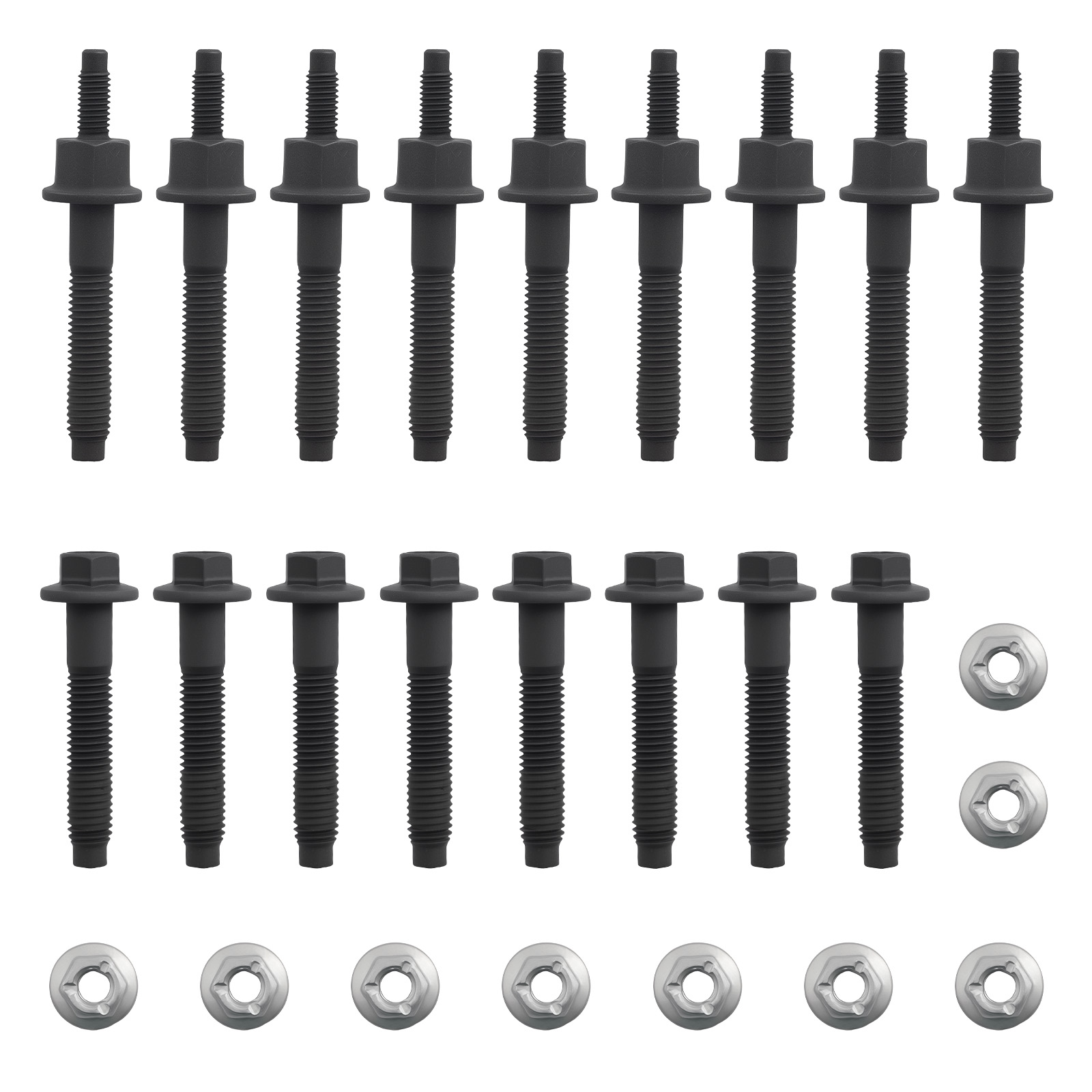Engine Exhaust Manifold Stud Bolt Nut Kit for Dodge Challenger 5.7L 2003-2008