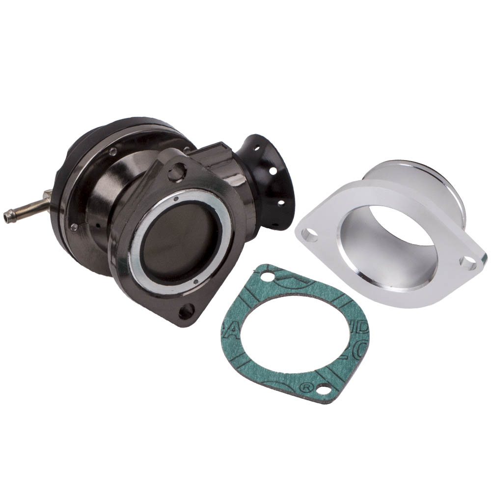 XTevu Aluminum Billet Turbo Blow Off Valve (BOV) - 2.5" Flange, Universal Fit, Purple, With V-Band Clamp