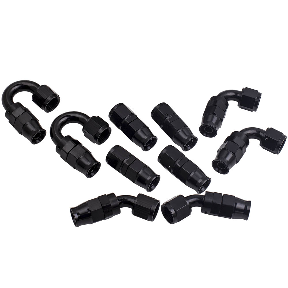 6M/20 FT N-8 8AN Carburant Ligne Raccord Trousse Tressé Carburant Ligne Kit