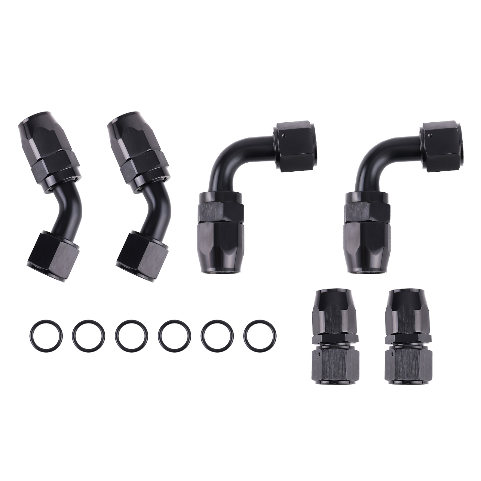 12FT Öl Leitung AN10 Fittings Ölkraftstoff Linie Schlauchanschluss Schwarz