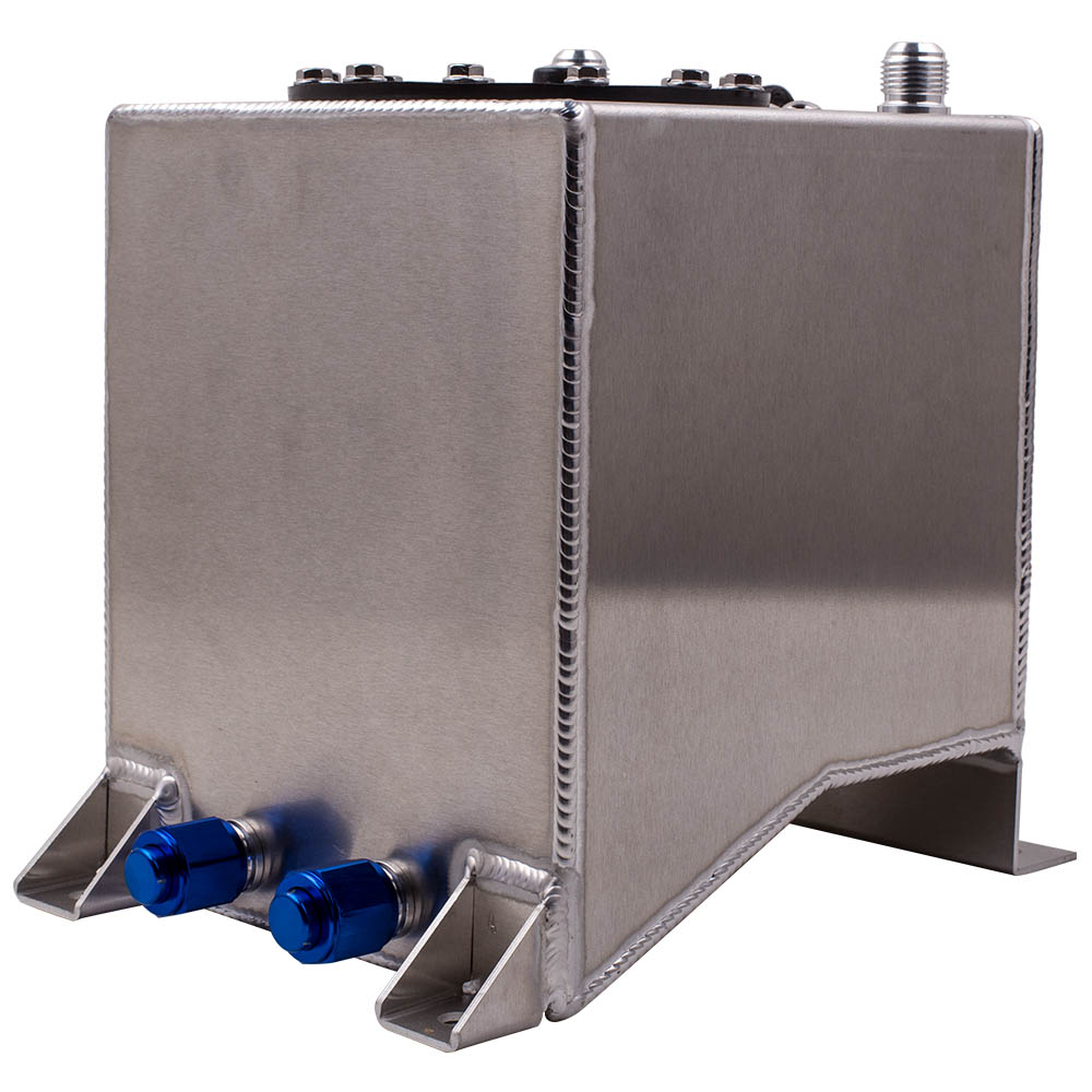 Racing Fuel Tank 2.5 Gal Aluminum for Universal Vehicle 10AN Dual Vents