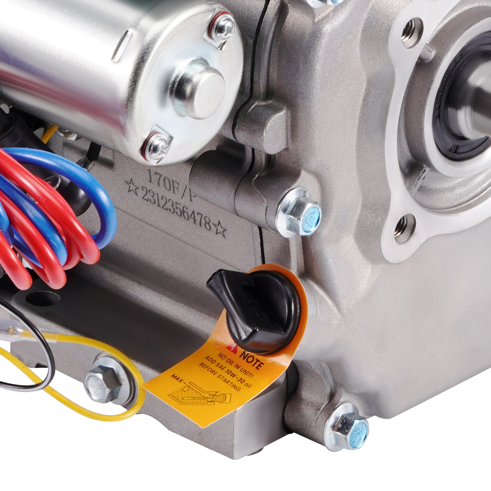 212cc 4-Stroke Engine Motor Horizontal Electric Start Gasoline Pressure Washer