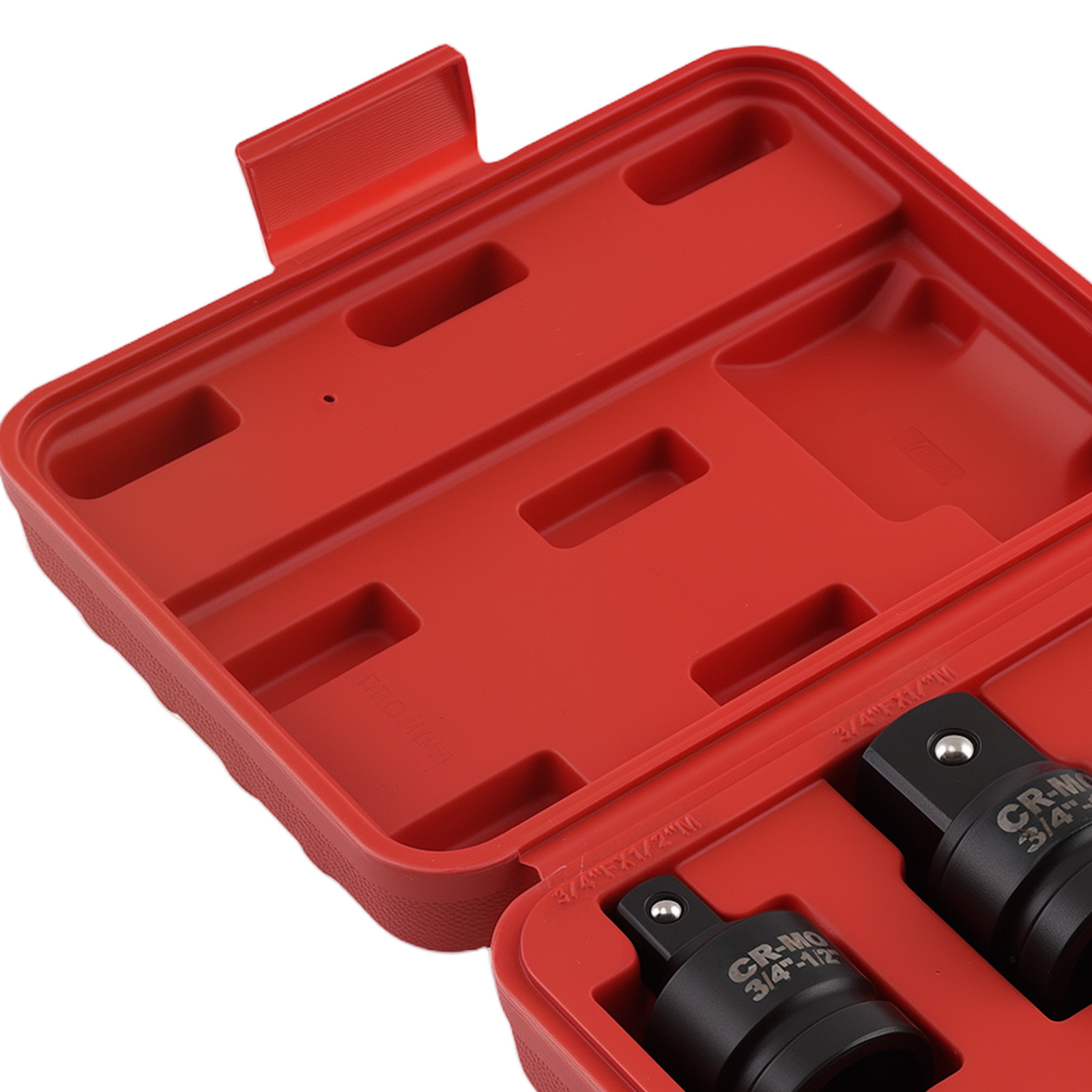 Impact Reducer Set 8pcs Socket Adapter 1/4-1in Drive CR-MO Steel w/ Case