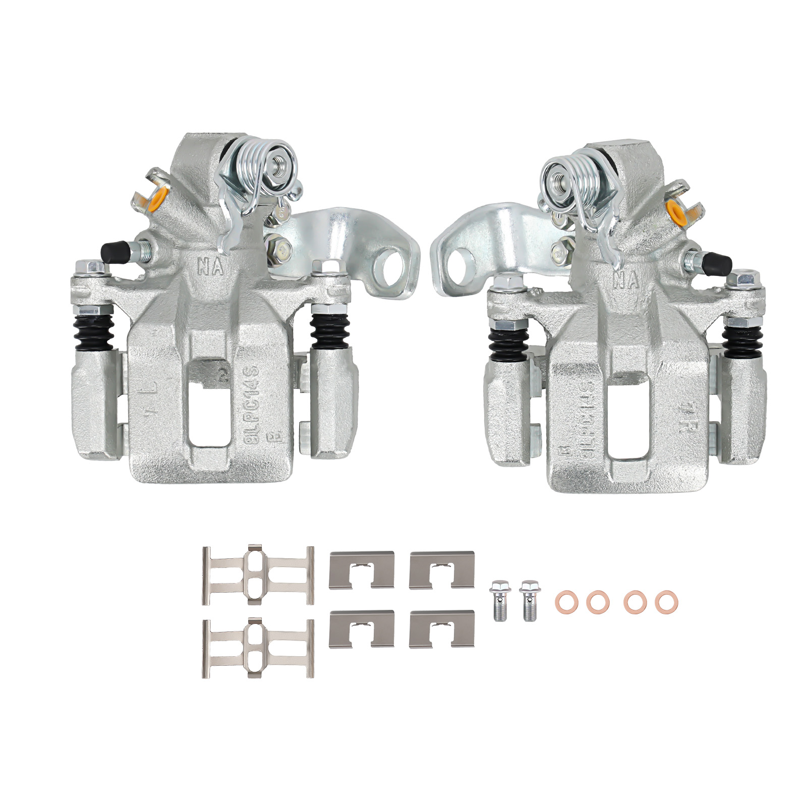 Rear Left & Right Pair Disc Brake Caliper Assembly for Acura CSX ILX 2006-2018