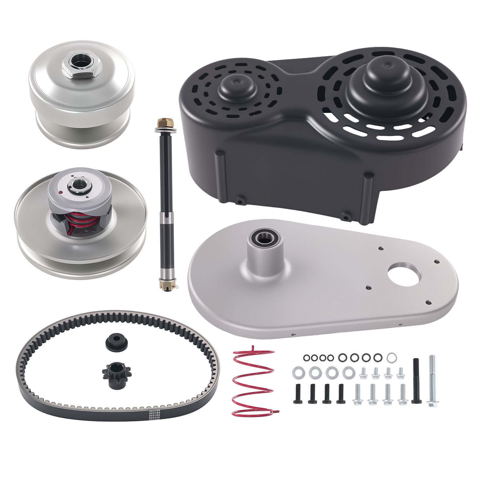 40 Series Torque Converter Driver Clutch Pulley Kit Backplate for Go Karts