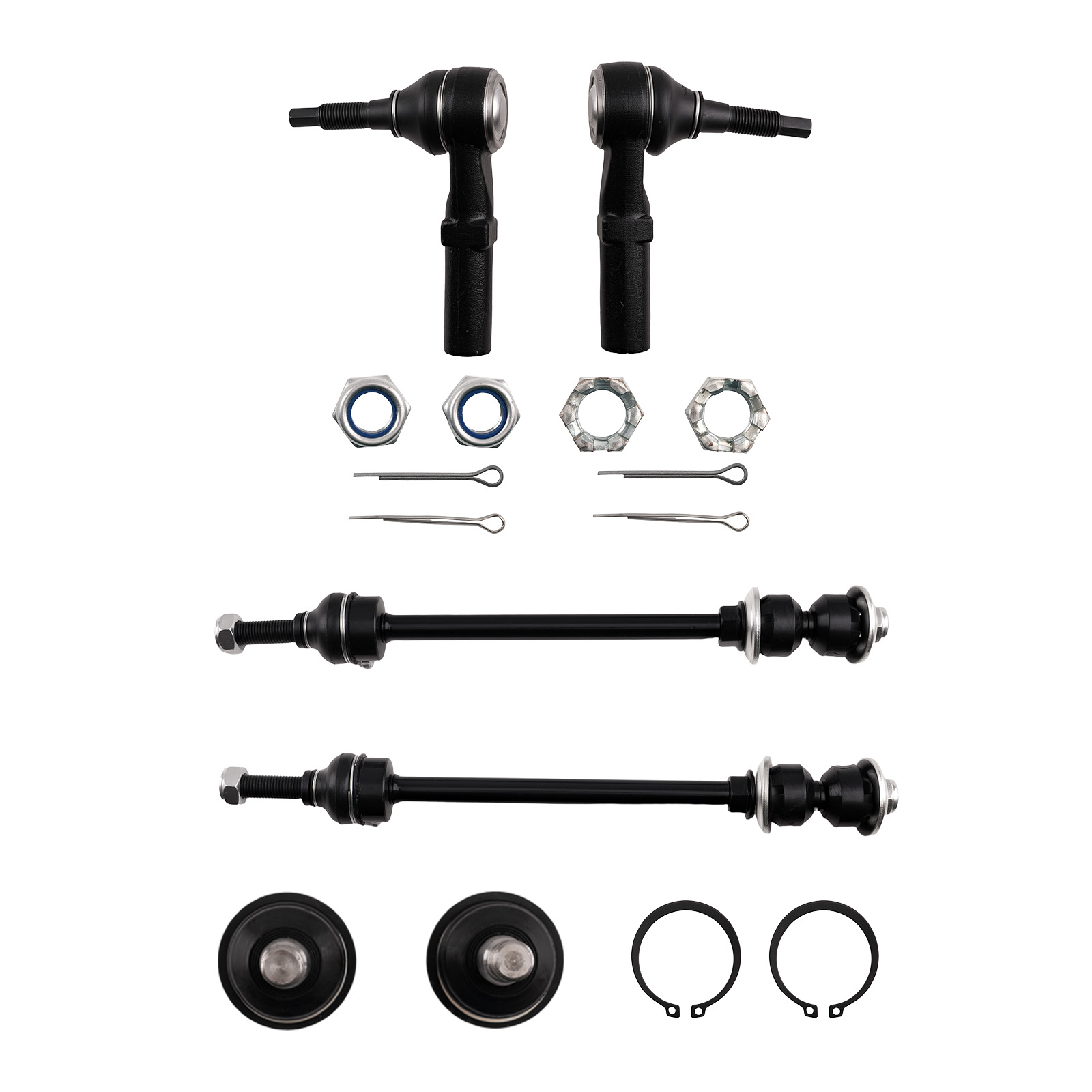 RWD Front Upper Control Arms Tie Rod Suspension Kit for Dodge 2002-2005 Ram 1500