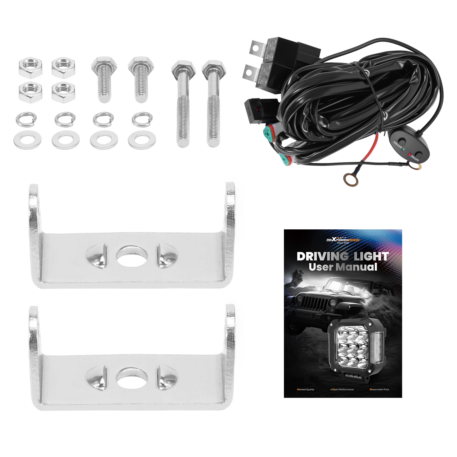 4 Zoll 90W LED Fernlicht for Geländewagen Offroad LKW Wasserdicht 9000LM