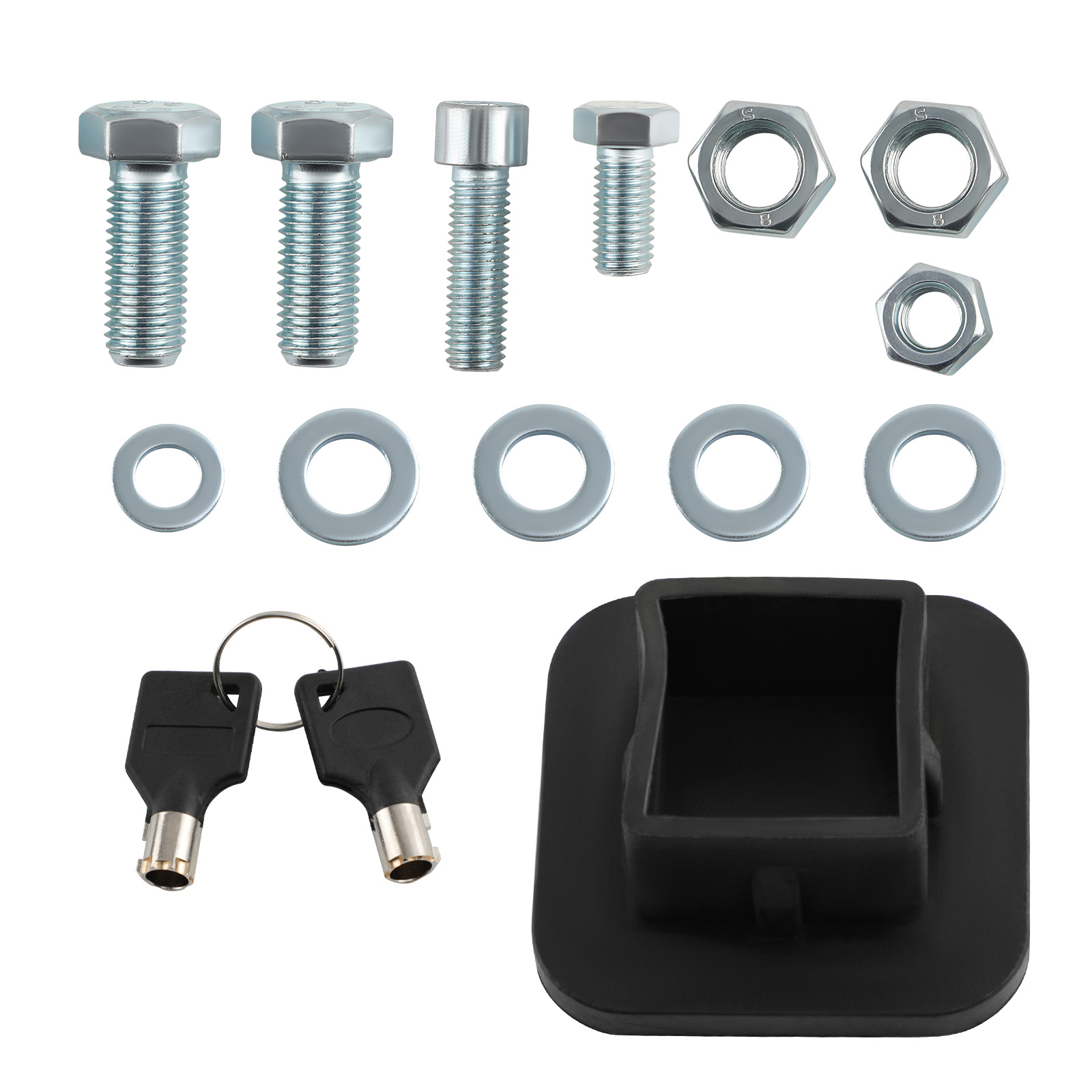 Tow Hook Receiver w/ Cover For Land Rover LR4 for Range Rover Sport 2006 5000 lb