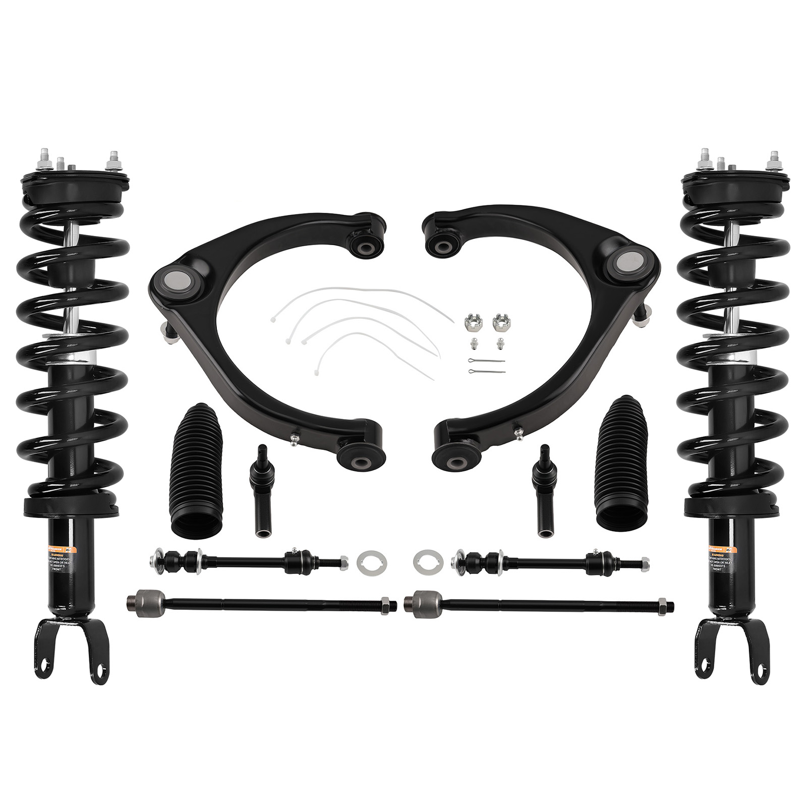 12x Front Complete Struts Control Arms Kit For Ram 1500 2011-2012 1345567
