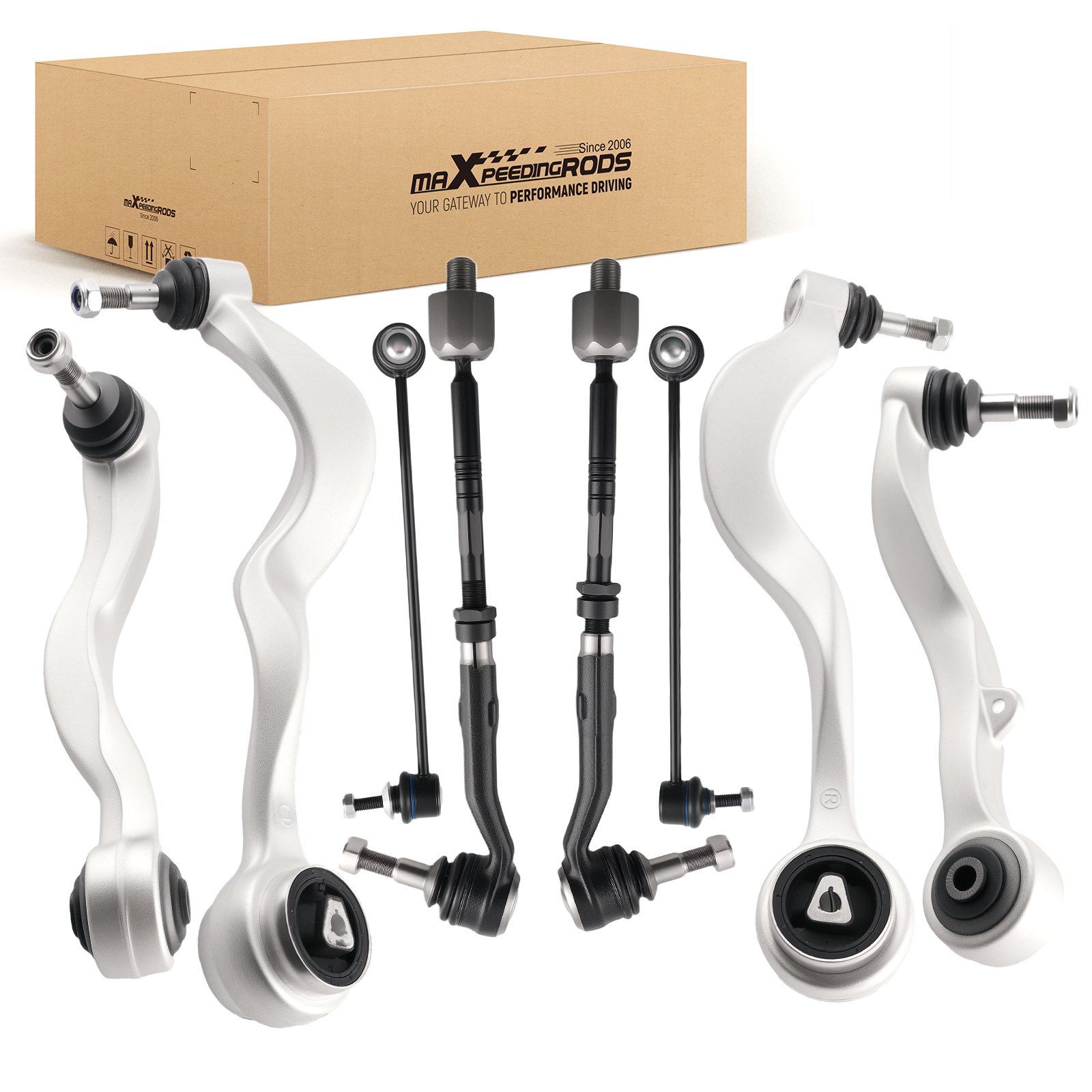 QUERLENKER SATZ VORNE KOMPLETT 8-TLG FÜR 5 Series E60 E61 520 523 525 530 535