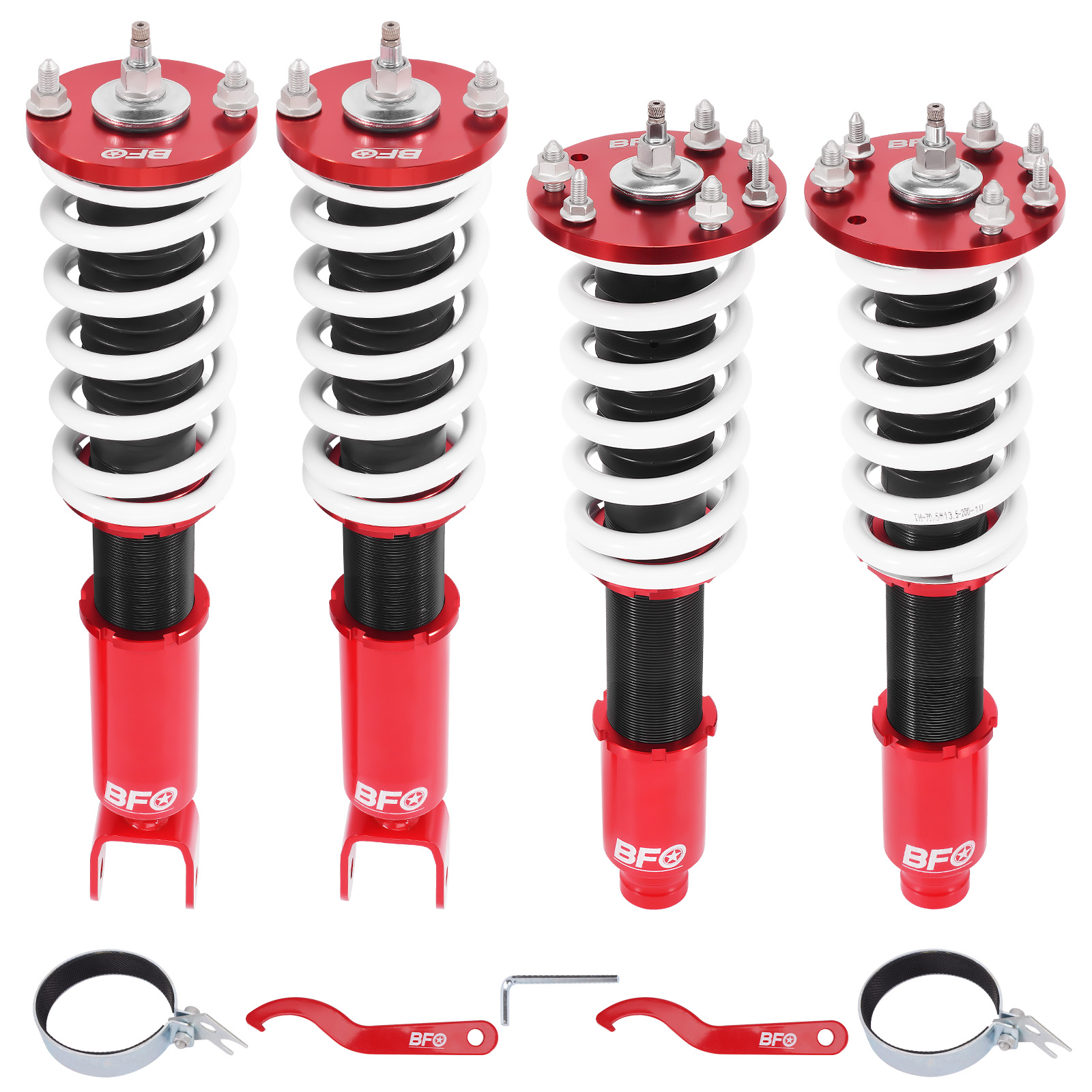 BFO Adjustable Coilovers Shocks Springs For Honda Accord 08-12 Acura TSX 09-14
