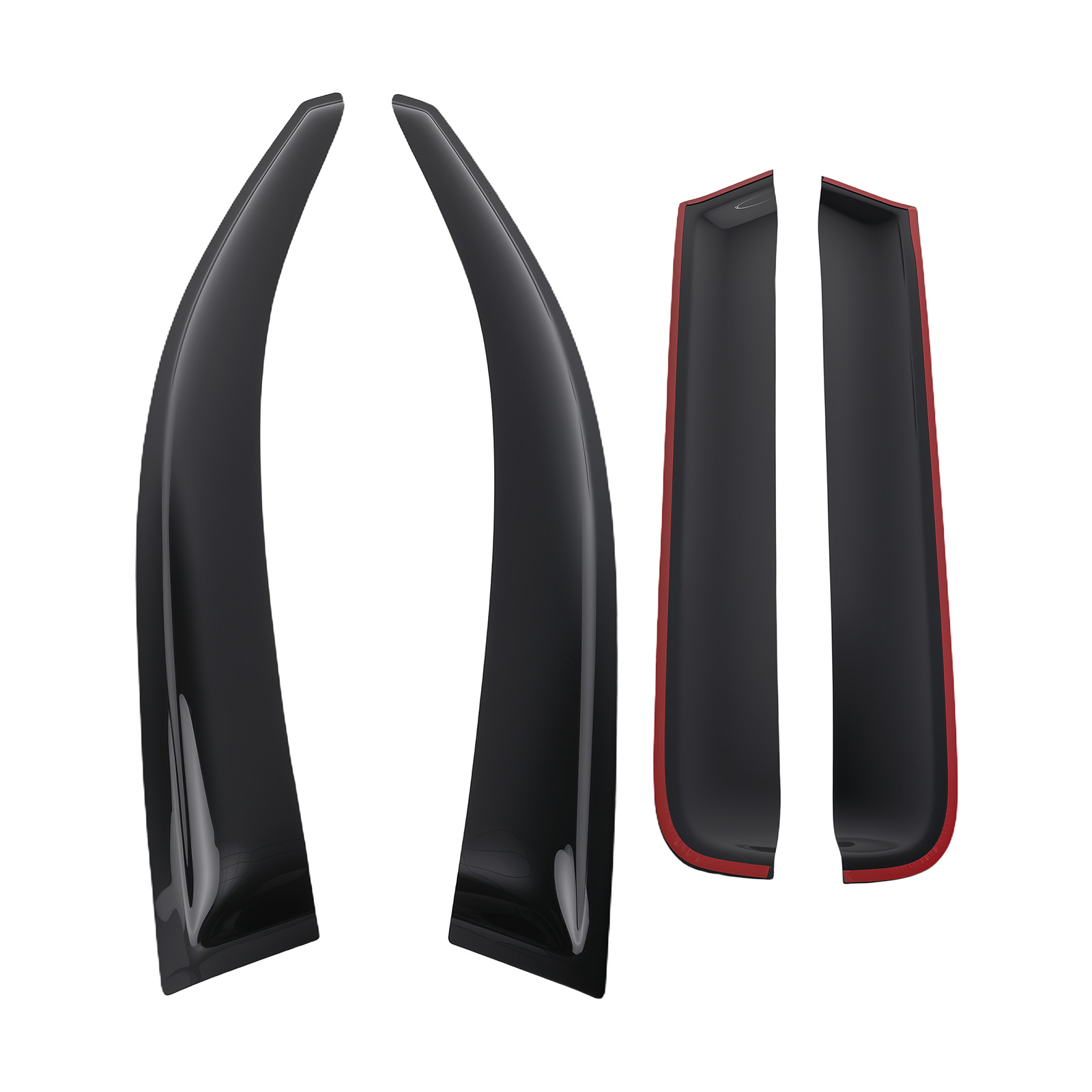 Door Window Rain Guards for Mitsubishi Outlander 2012-2020 Outside Mount 4PC Set