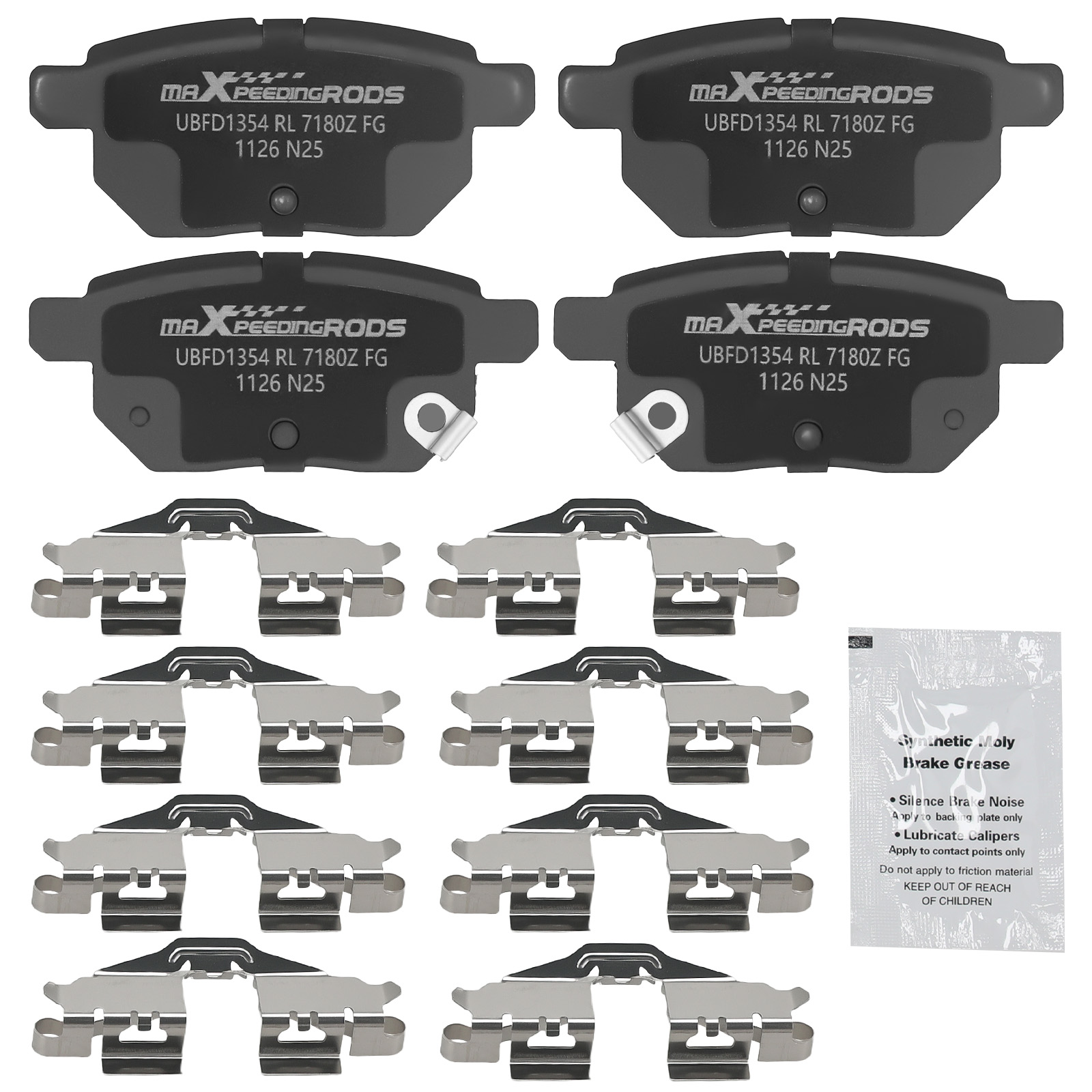 Rear Ceramic Brake Pads Kit for Toyota Corolla Matrix Prius Yaris/Scion tC xB iM