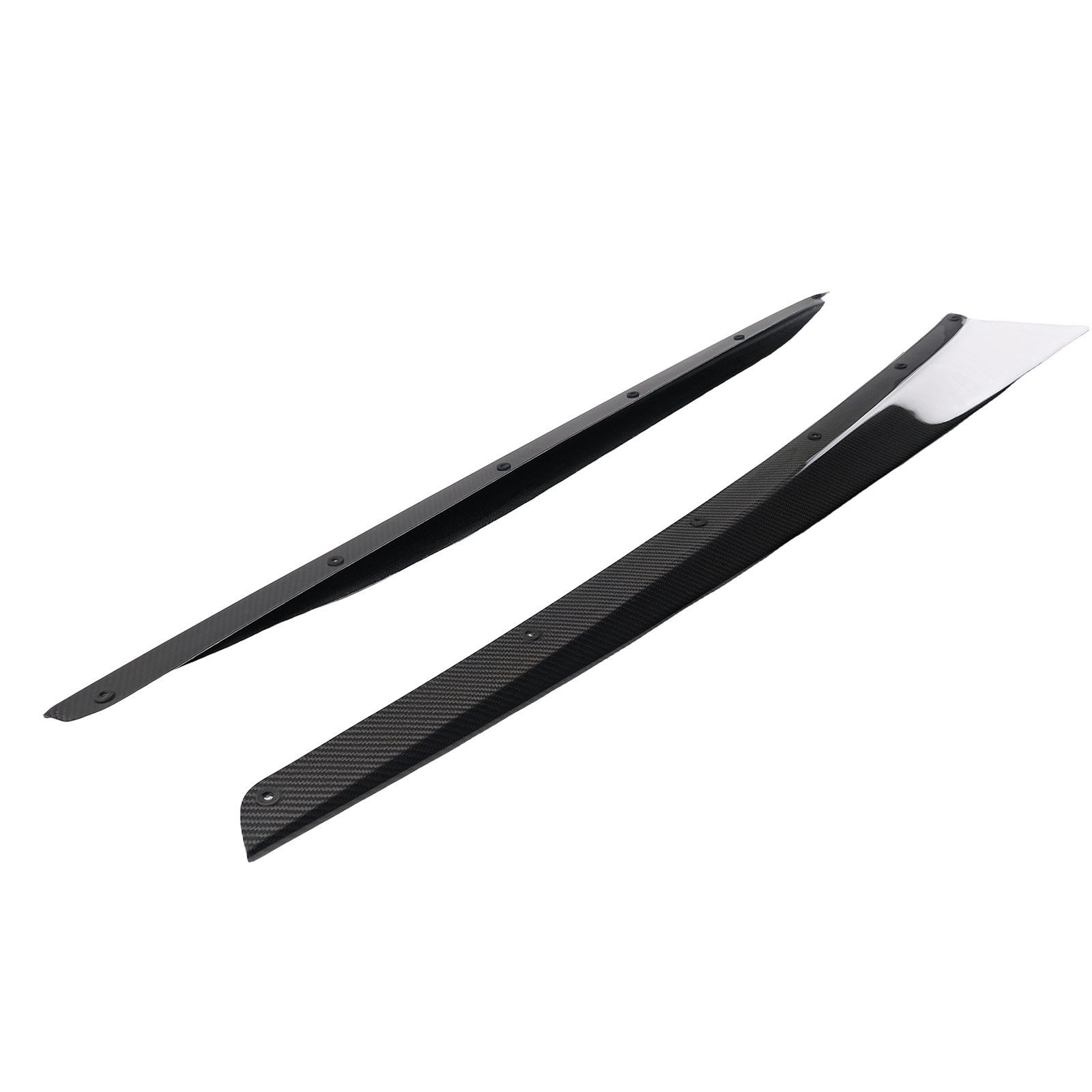 L & R Carbon Fiber Side Skirts for Chevy Corvette Stingray/Z51/Z06 2020-2025