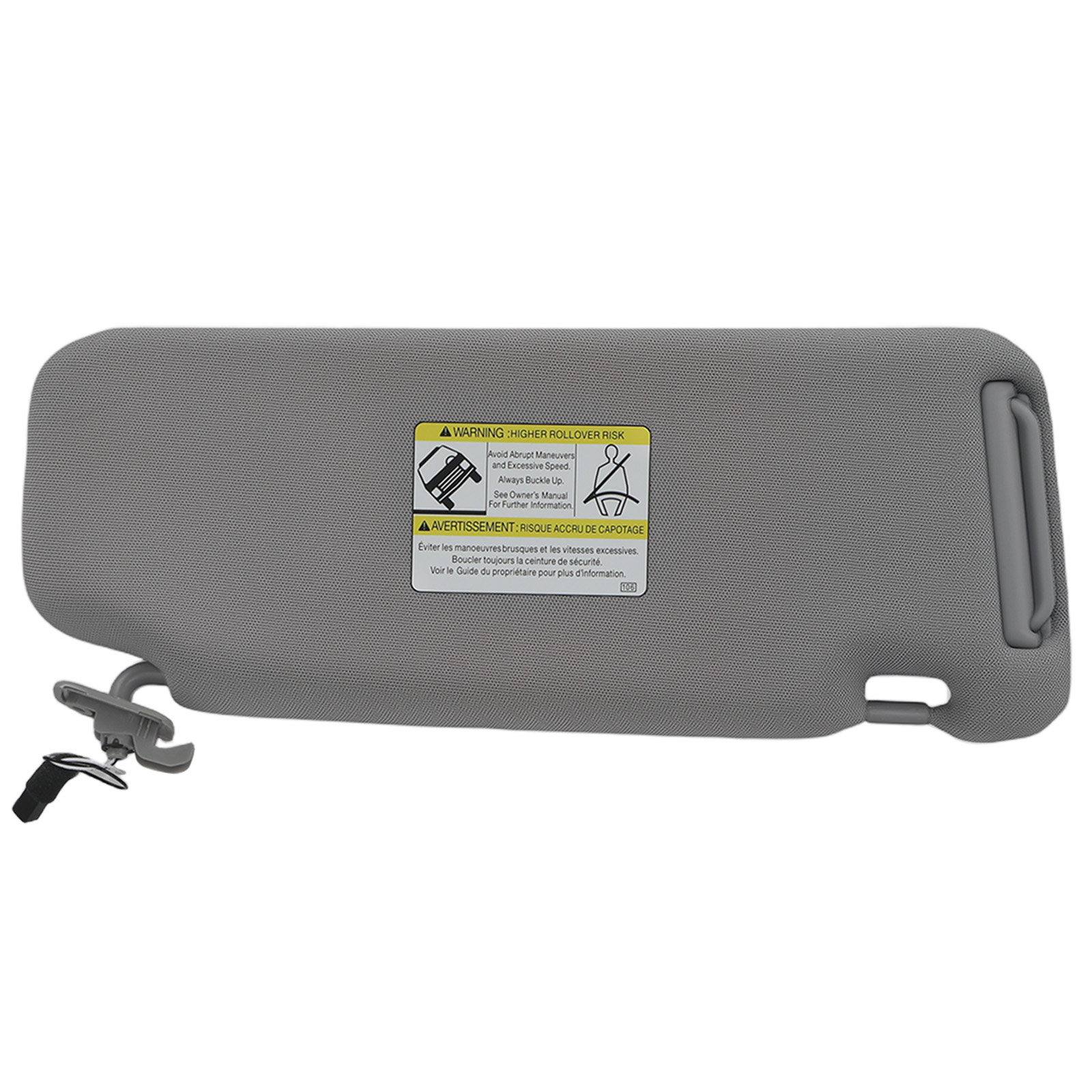 Pair Left Right Sun Visor for Mazda CX-9 3.7L 2010-2015 TDY169320 Gray Cloth