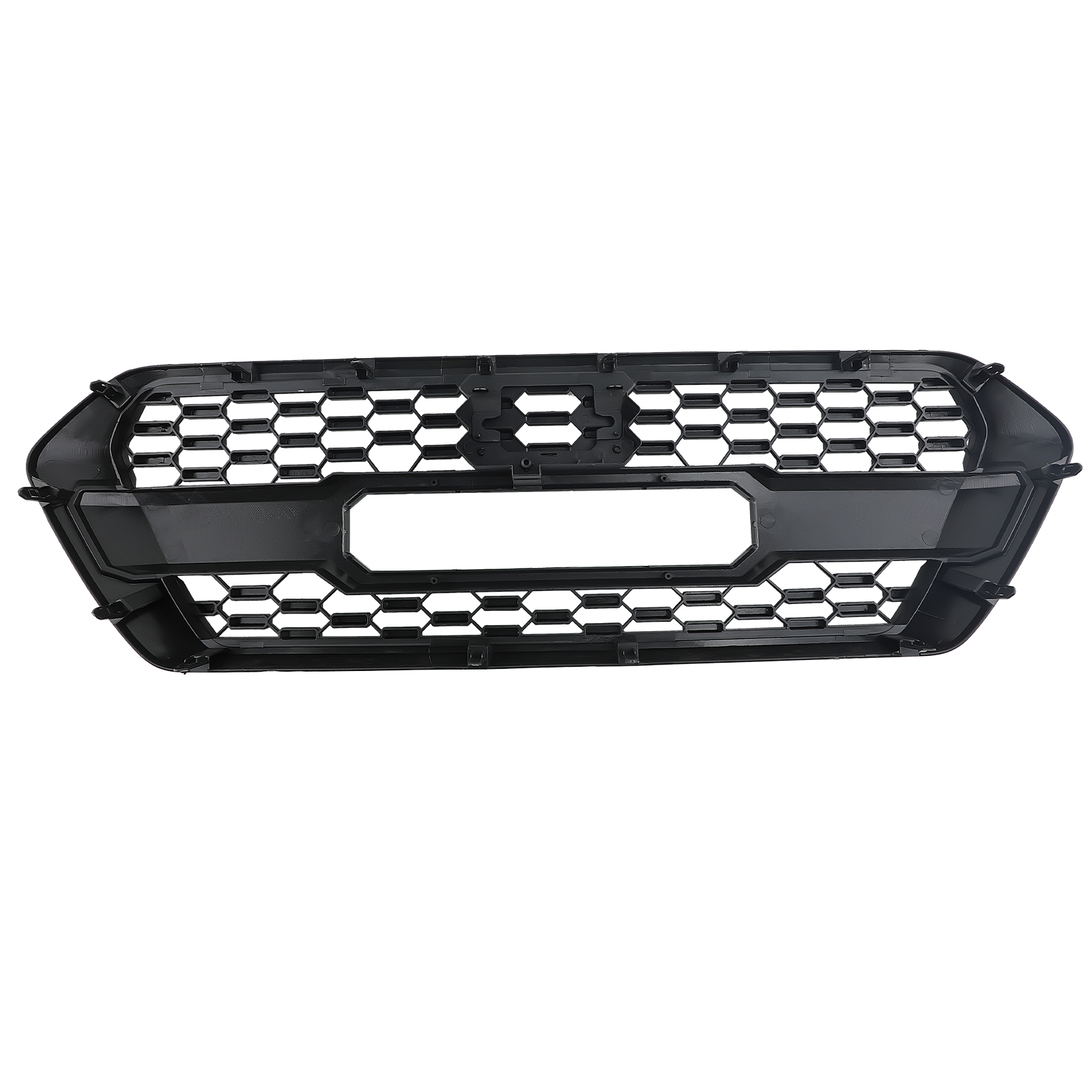 Front Upper Grille Assembly for Toyota Tacoma 16-23 ABS Plastic Matte Black QME