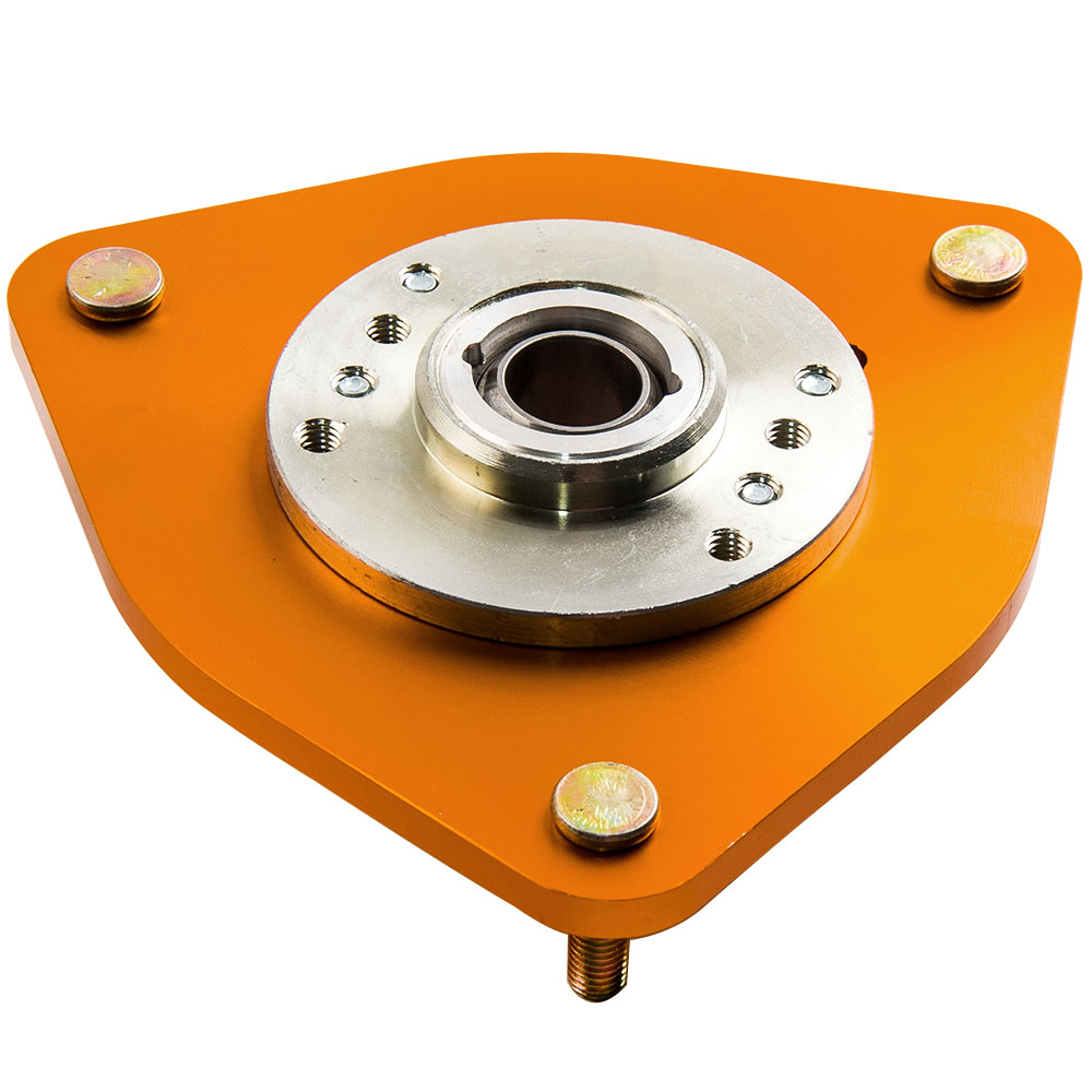 2 Pcs Front Mount Adjustable Camber Plate for Subaru Impreza WRX STI 04 GDA GDB