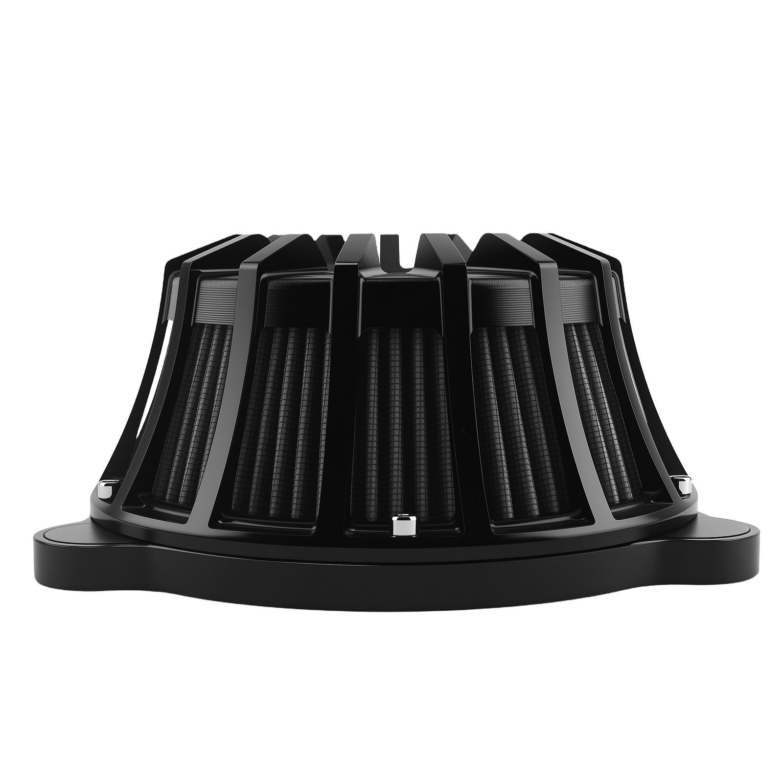 Aluminum Spike Air Filter for M8 Trike/Touring 2017-2023 Black Turbine