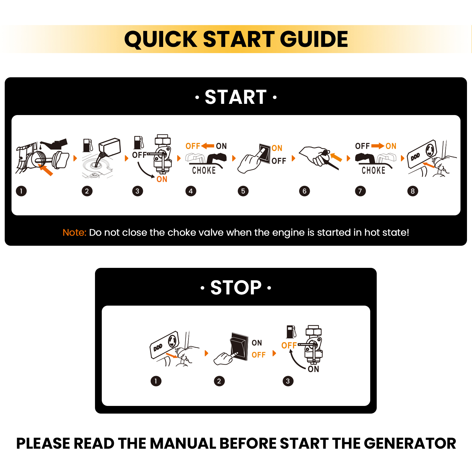 Generadores Inverter 3,5KW Generadores sinusoidales puros Generadores silenci