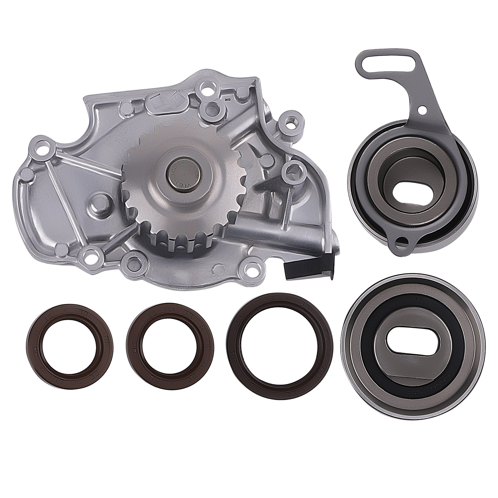 Timing Belt Tensioner Water Pump Kit for Honda Accord DX 2.3L 1998-2002 F23A5