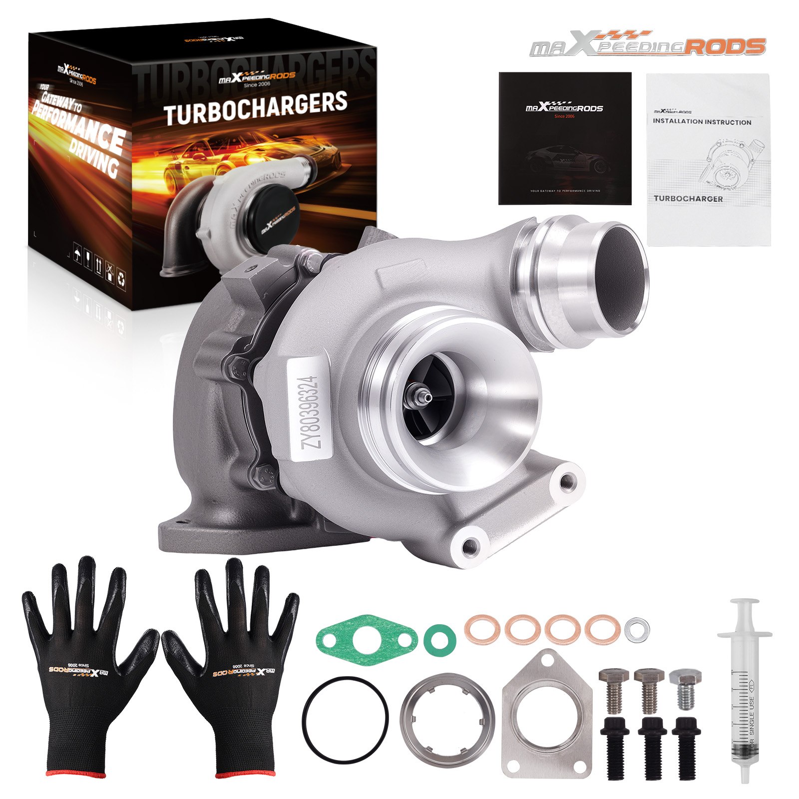 Turbo mit Auspuffrohr für BMW 120D 320D 520D X3 2.0 177 PS TF035 49135-05870