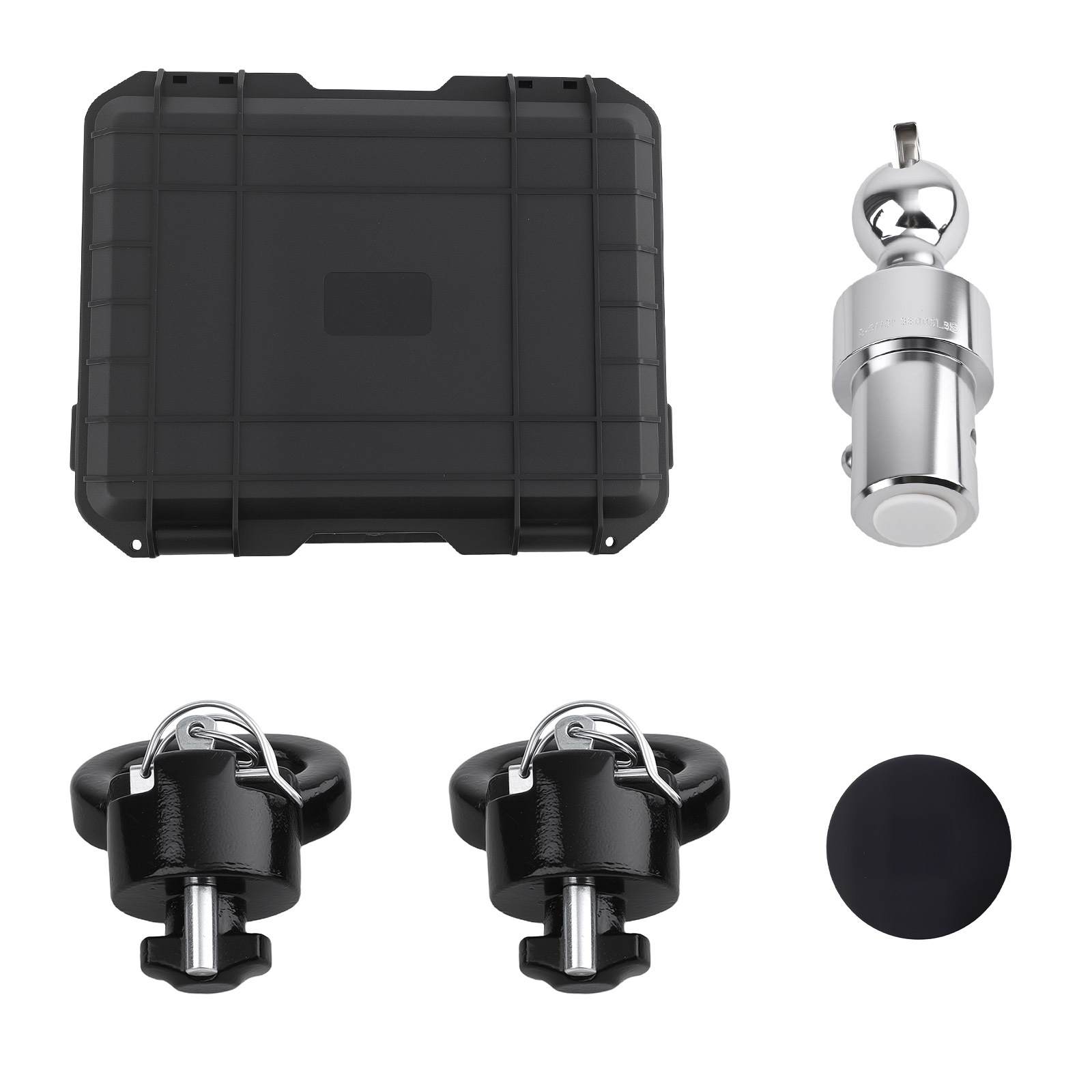 38000lb Gooseneck Ball Kit with Storage Case for RAM 2500/3500 2013-2024 Puck