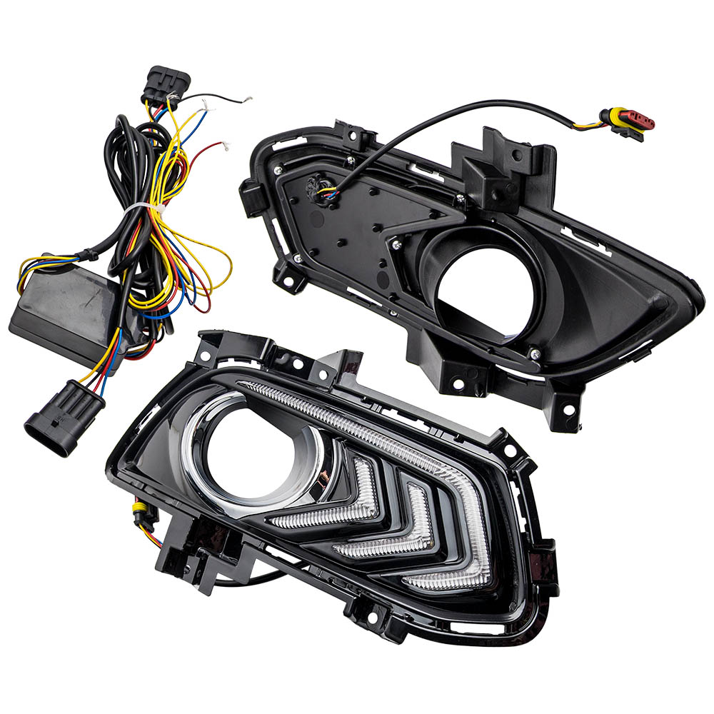 LED DRL Daytime Running Light For Ford Fusion 2013-2016 White Yellow Blue 6000K