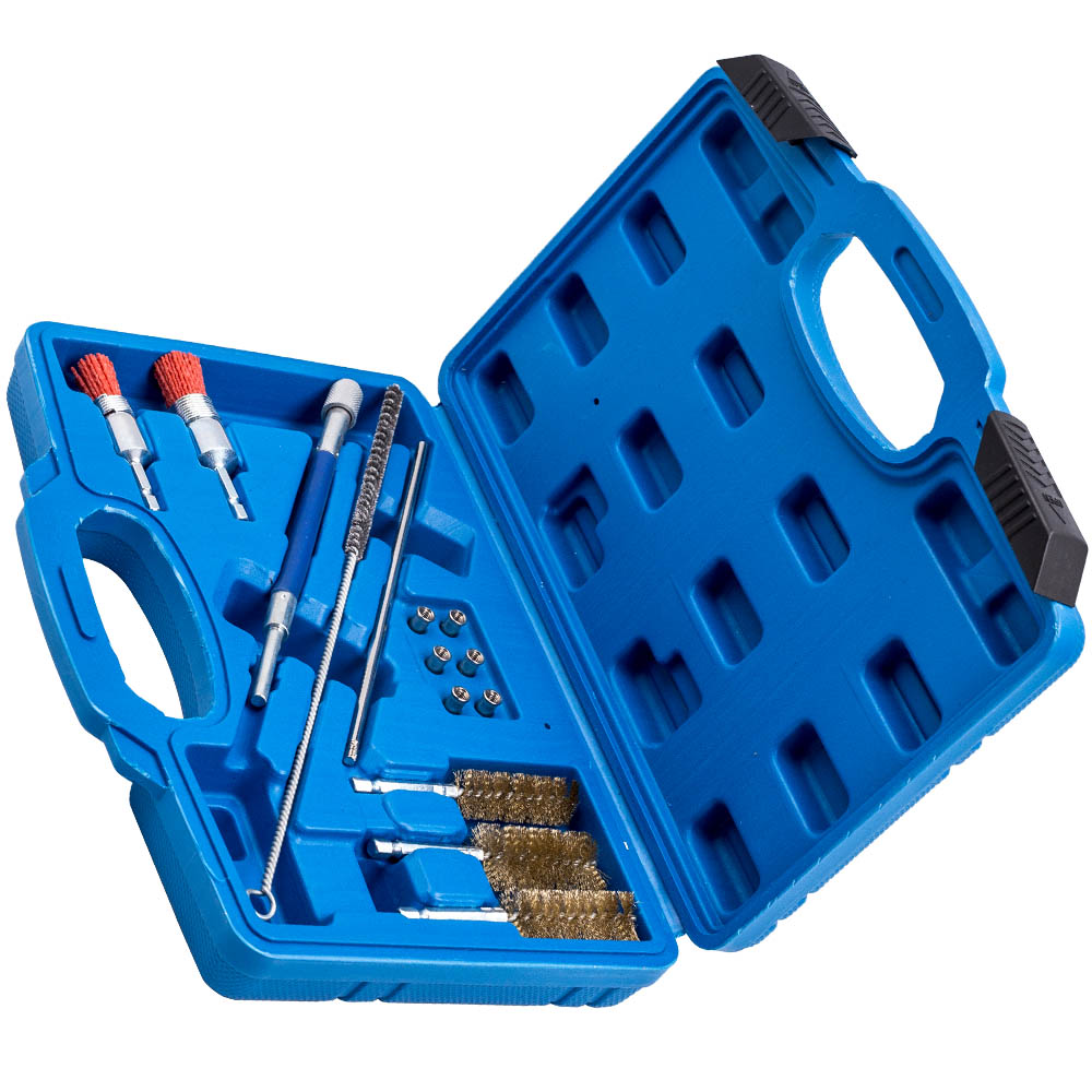 Einspritzdüsen Dichtsitz Werkzeug Injektor Schacht Reinigung Bürsten Set