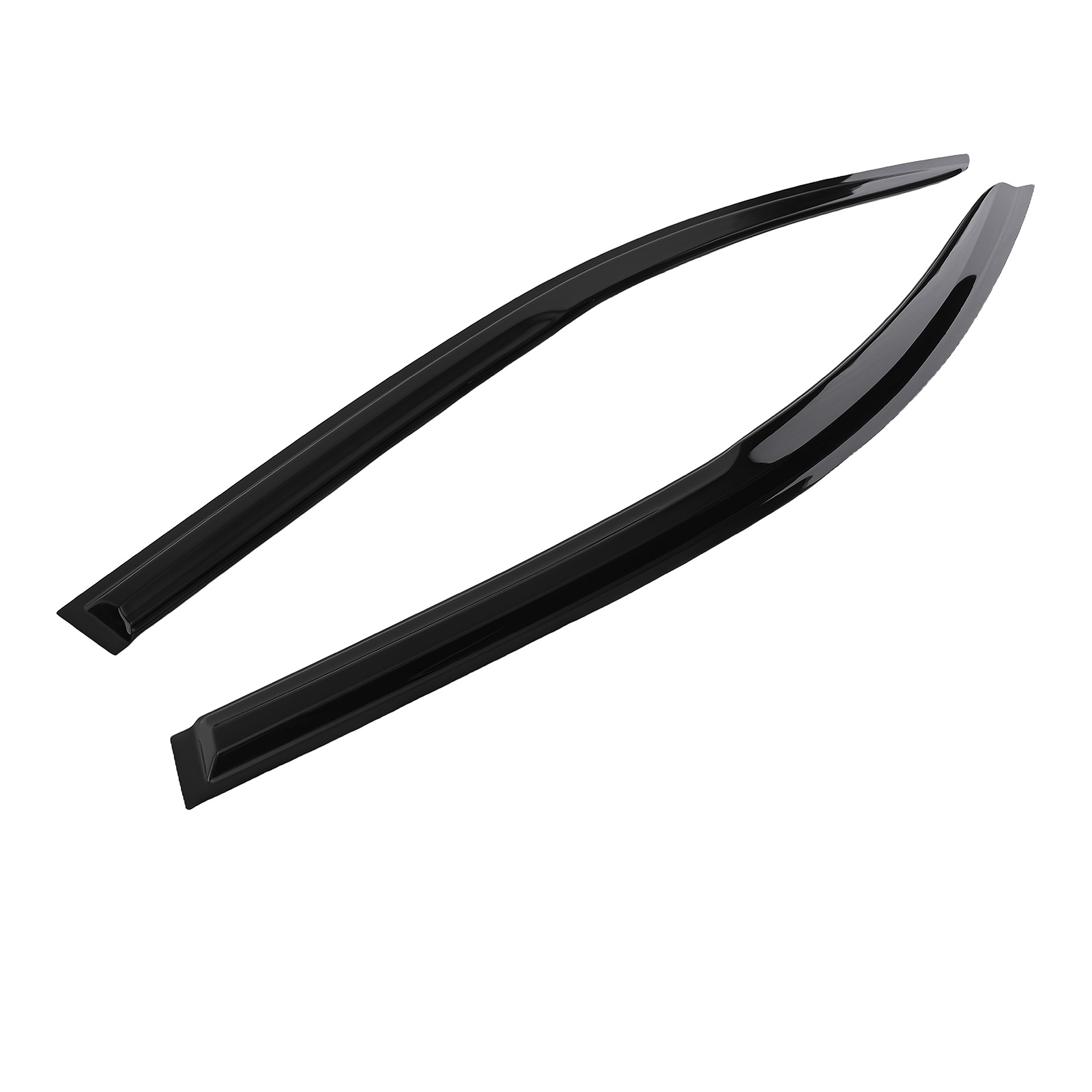 4PCS Window Visors Rain Guards for Toyota Tacoma Double Cab 05-15 Outside Mount