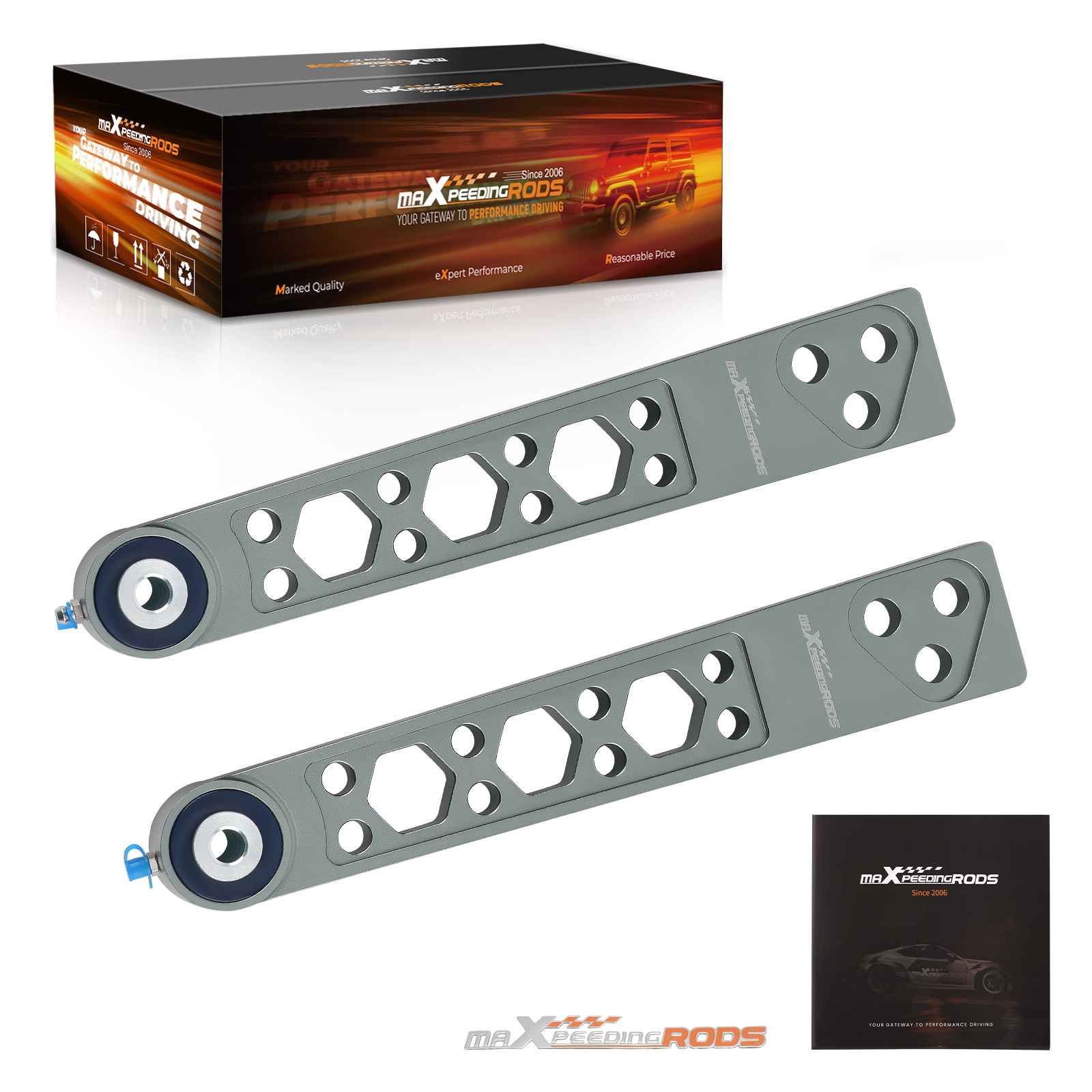 2x Rear Lower Control Arms For 2002-2006 Acura RSX Type-S / 2003-2006 Element