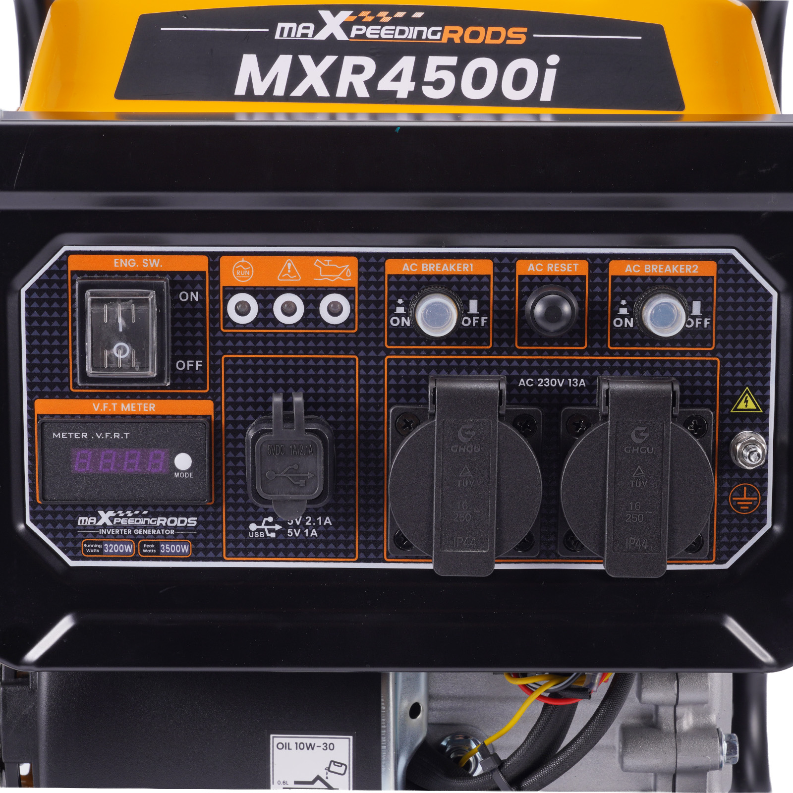 3500w Benzina Inverter Portatile Silenzioso Generatore for Campeggio All'aperto