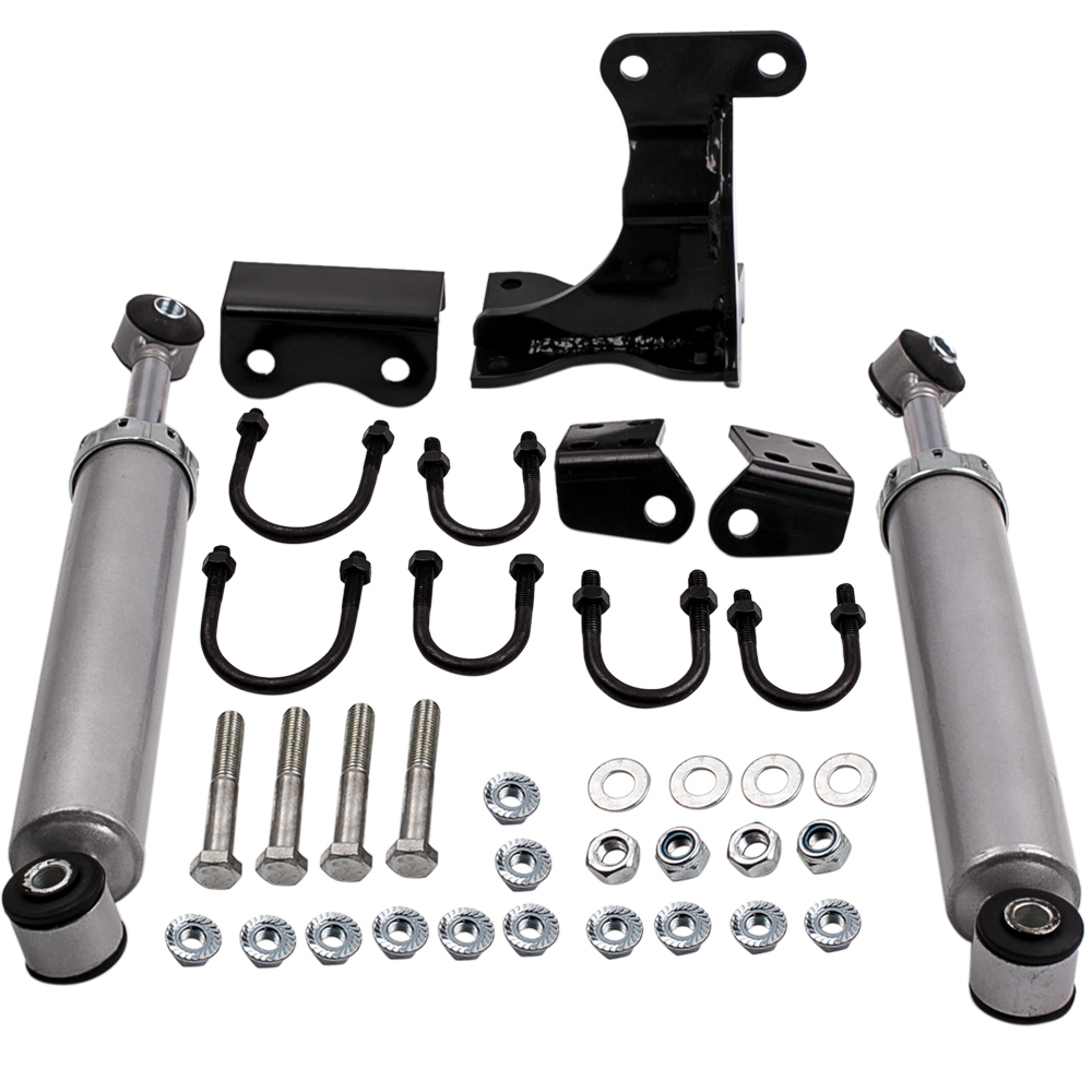 Brand New Dual Steering Stabilizer Shock Absorber for Jeep Wrangler JK