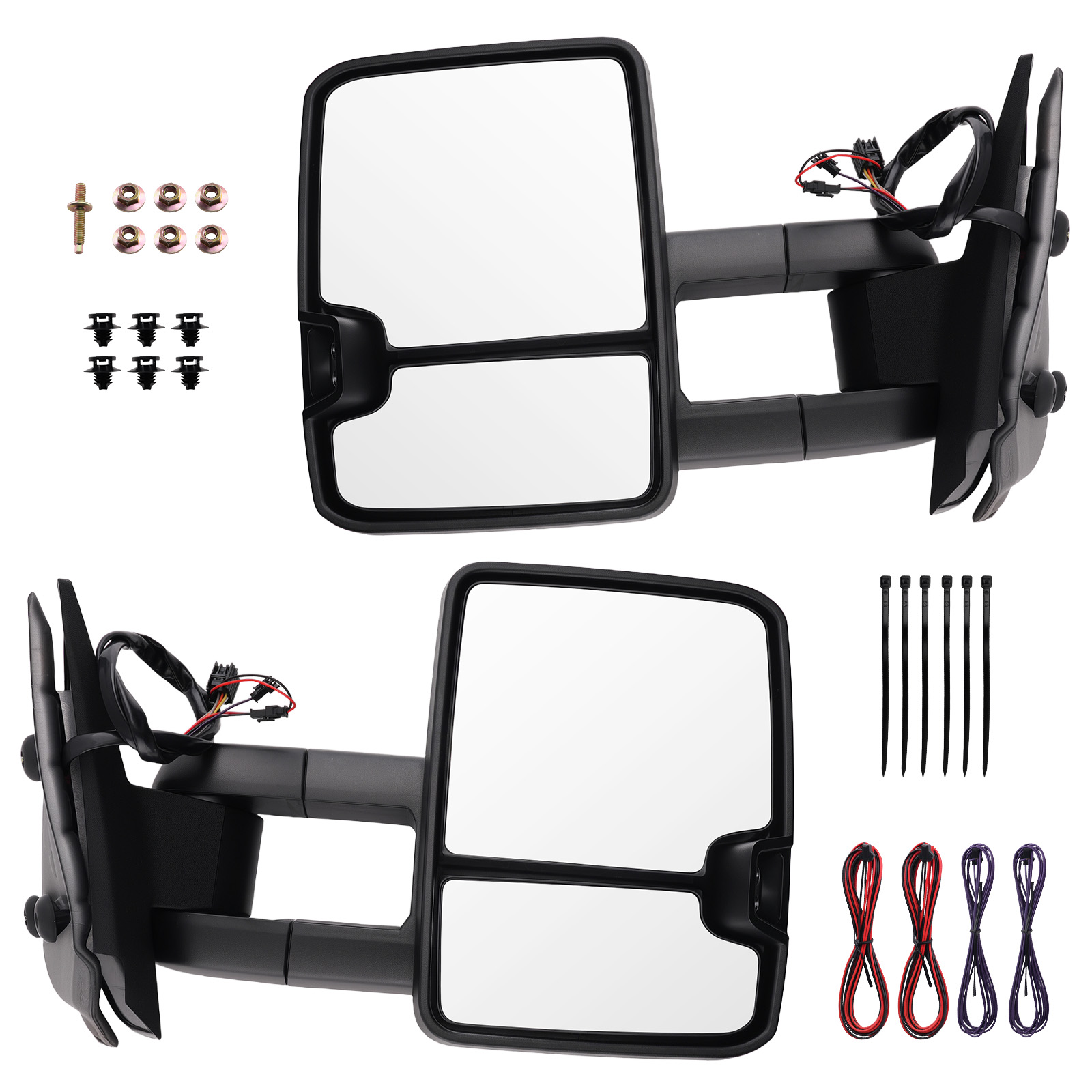 Side Mirror for Chevrolet Silverado 1500 4.8L 2007-2013 Heated Towing