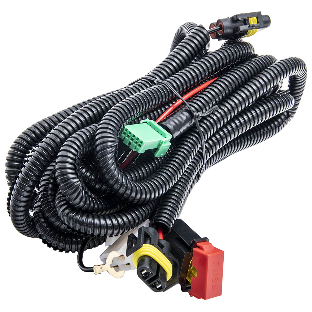 2x LH+RH Clear Bumper Driving Fog Lights + Wiring+Switch For Toyota Camry 07-09