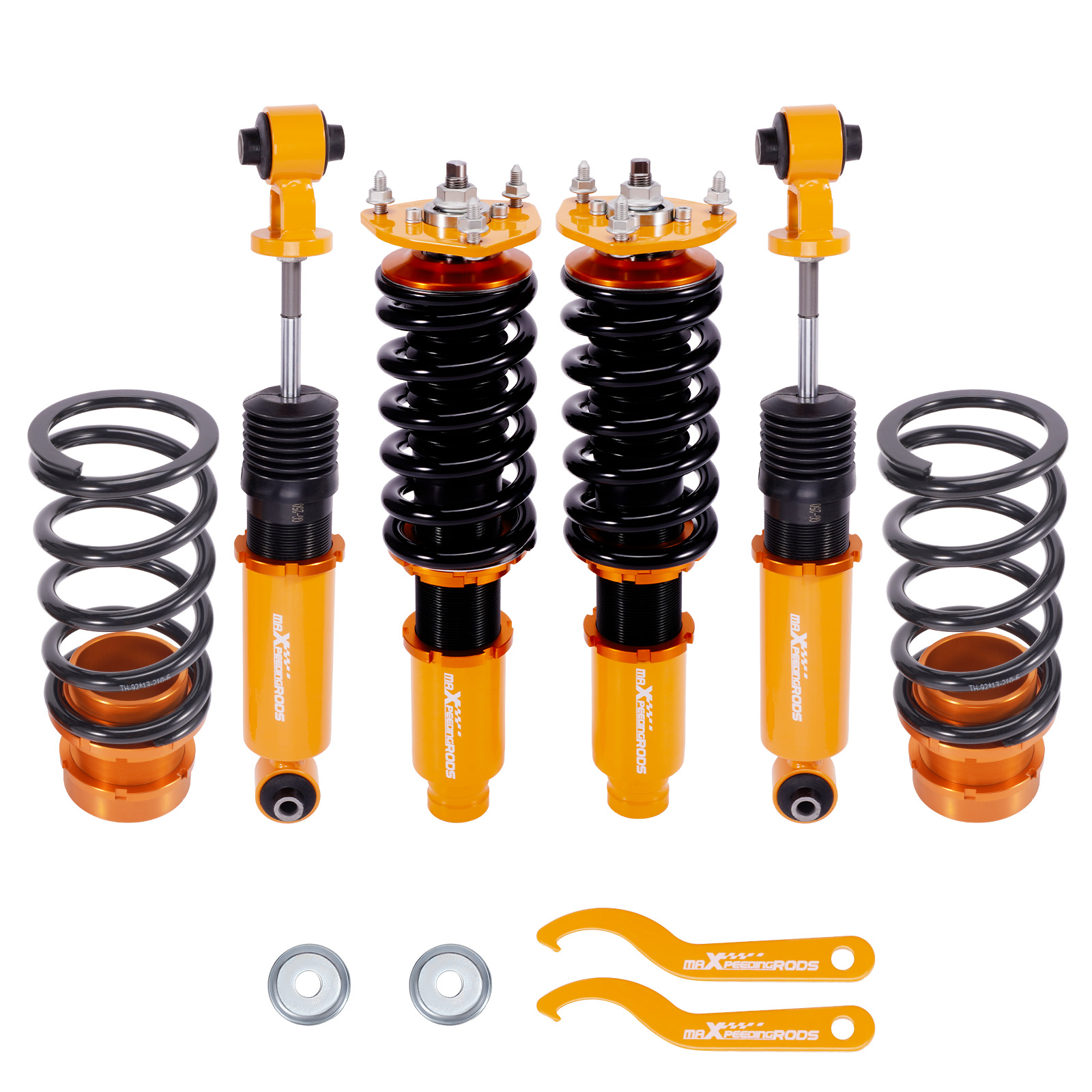 Gewindefahrwerk Set for Mazda 6 GG 4-door Sedan Wagon 2003-2007 Höhenverstellbar