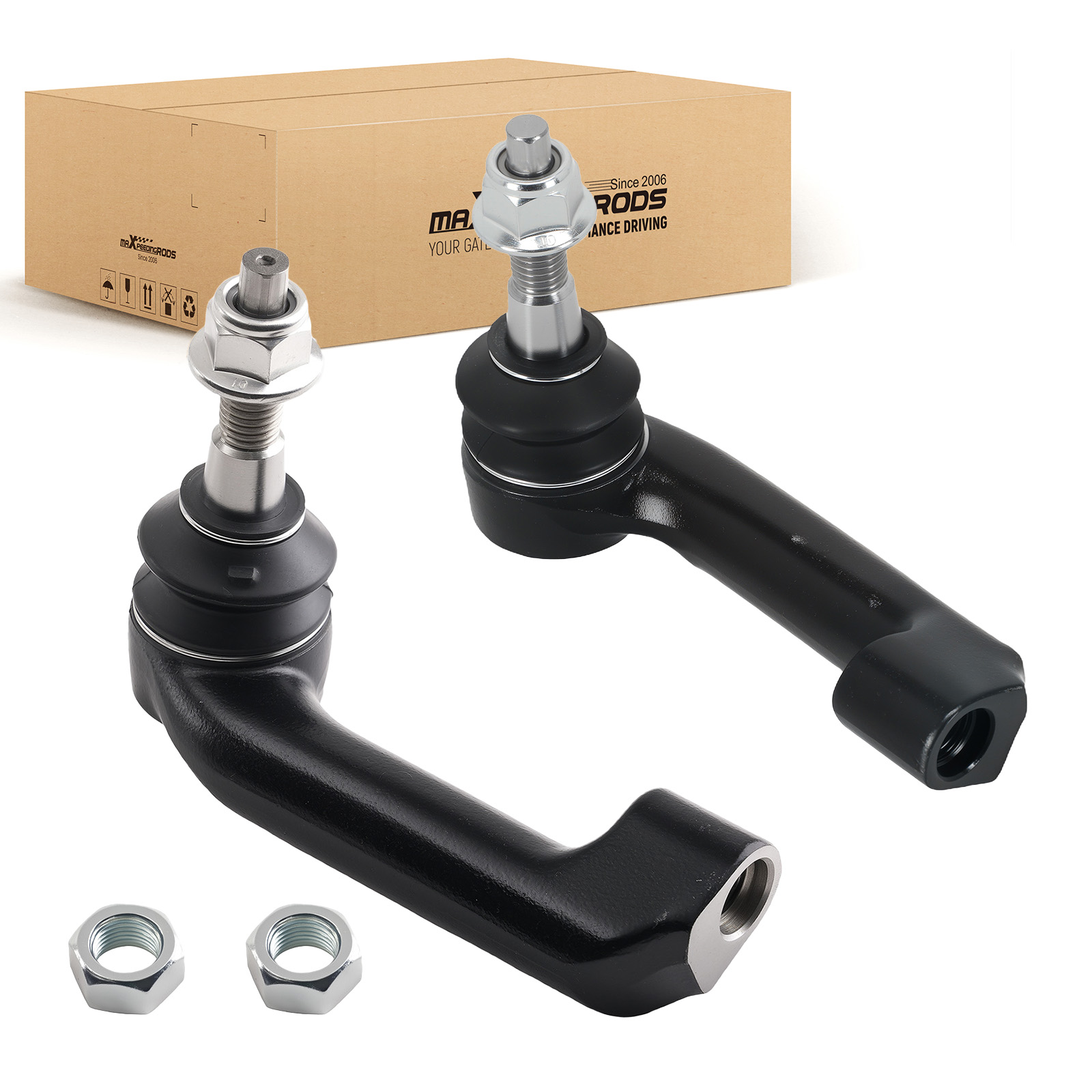 2x Front Outer Right Left Tie Rods for Ford Expedition/F-150 2007 2008 2009-2021