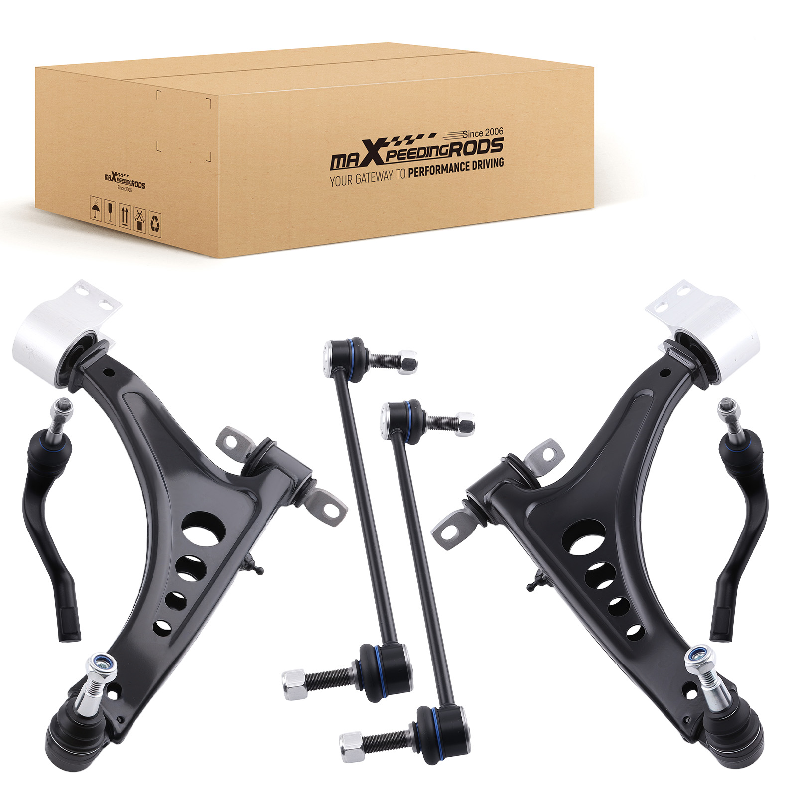 6x Front Suspension Lower Control Arms for 2016 2017-2019 Chevy Malibu LaCrosse