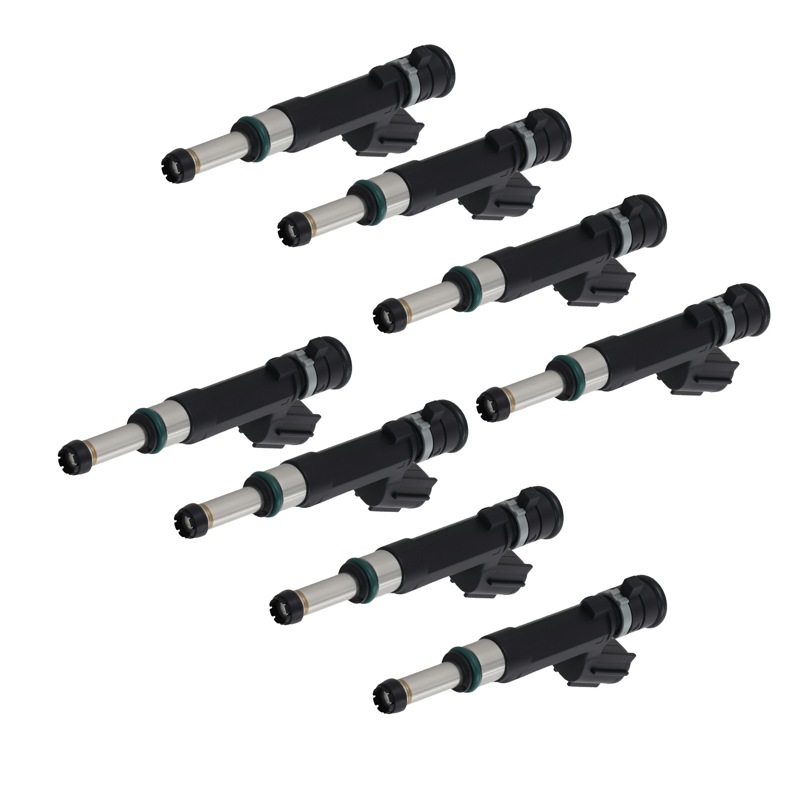 8PCS Fuel Injectors for Nissan Versa Note 2014-2016 1.6L 16600-1KT0A Front