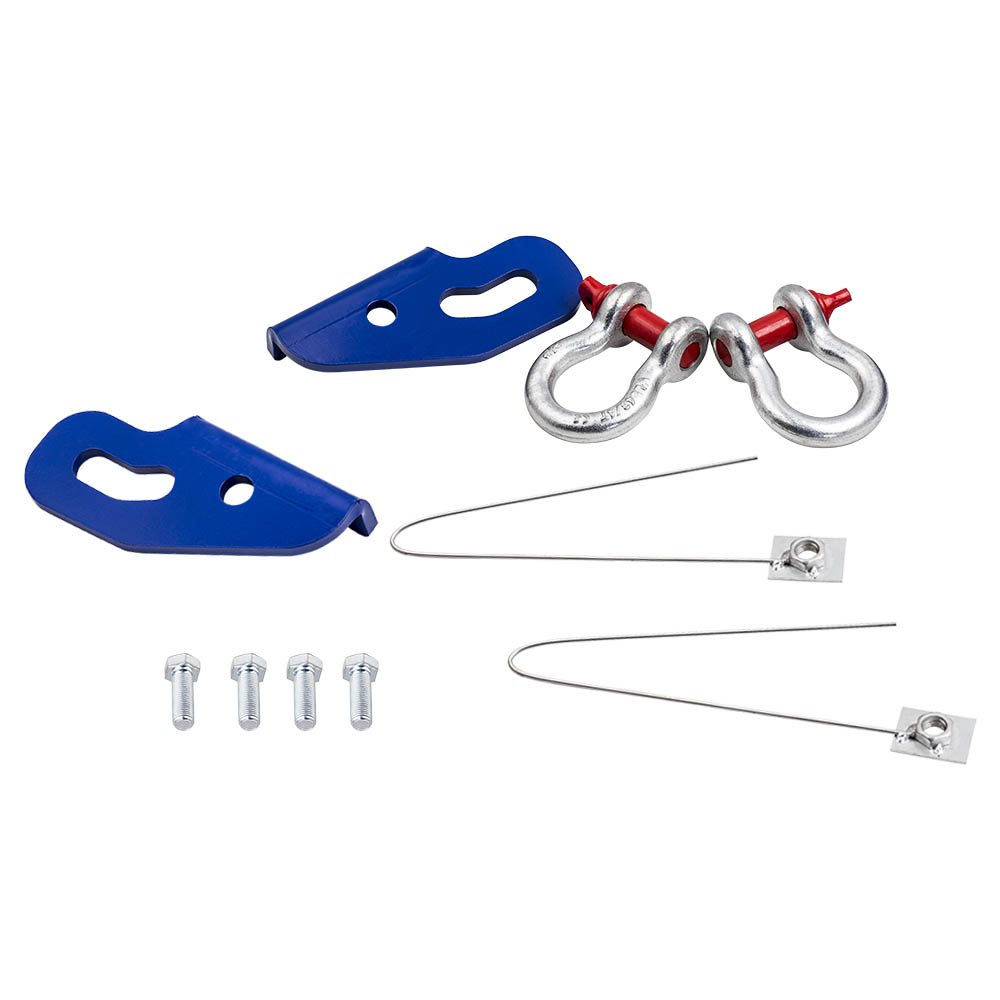 Recovery Tow Points Set w/ shackles For Nissan Patrol Gu Series 2 3 4 5 10mm