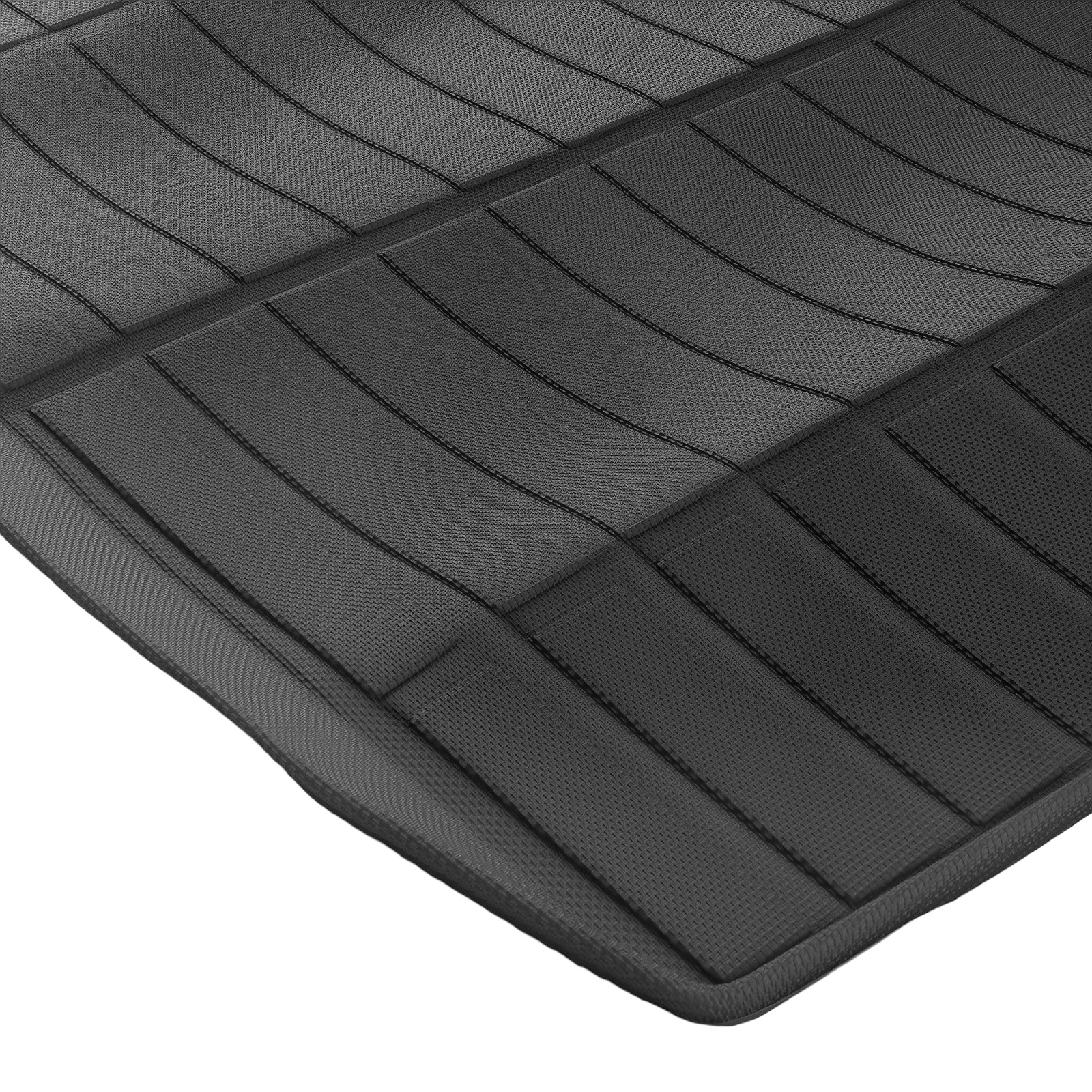 Black Cargo Trunk Mat for Jeep Cherokee 2019-2022 TPE Waterproof Boot Liner