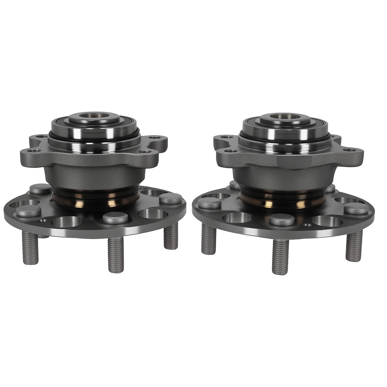 2pc Rear Wheel Hub Assembly for ACURA CSX/HONDA CIVIC 06-11 HA590164 5 Bolt ABS