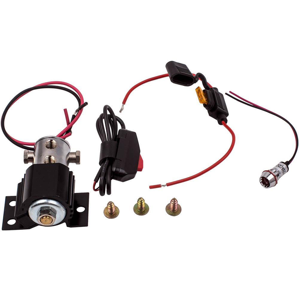 Universal Front Brake Line Lock Kit Electric Roll Control Hill Holder Black@X3OI