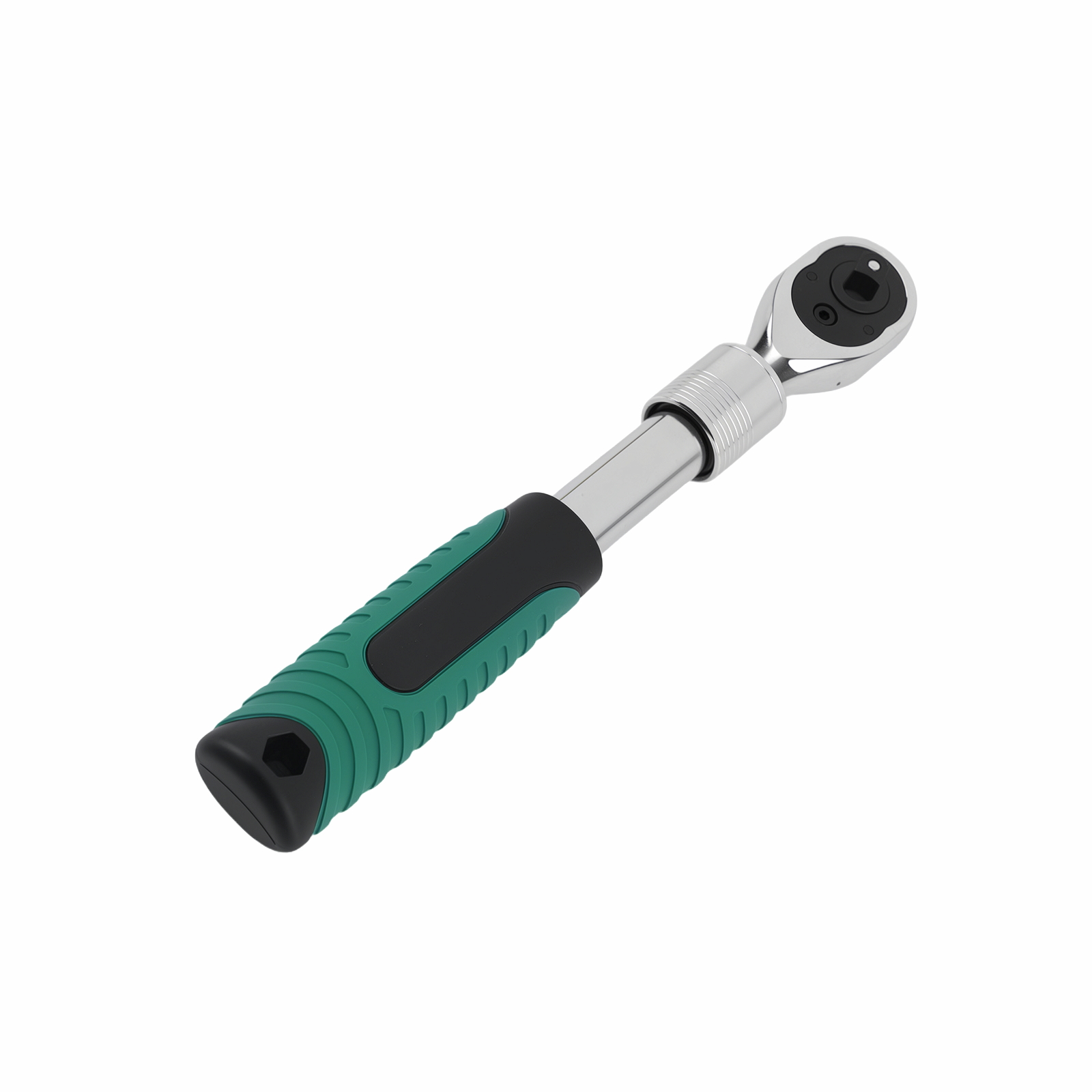 Heavy-Duty 3PC Ratchet Set 1/4 3/8 1/2 Drive 72-Tooth Extendable Handle Tools