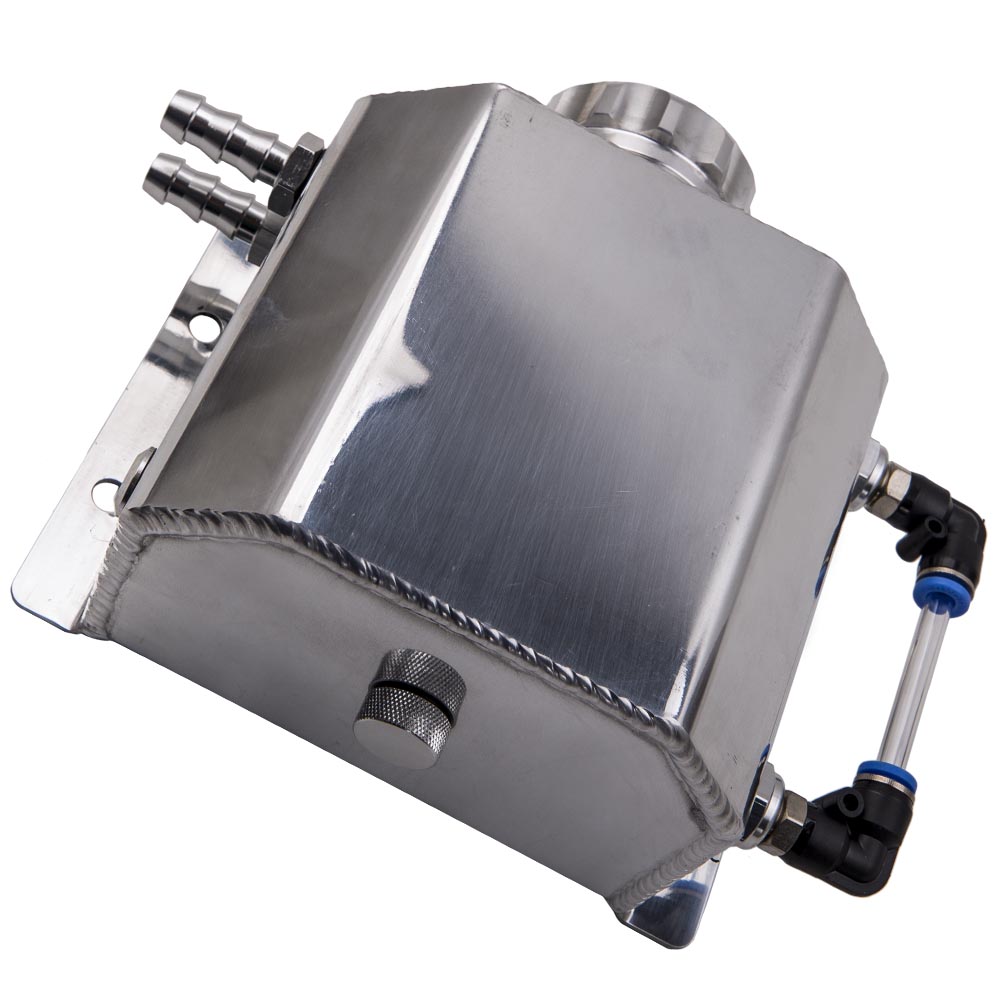 Universal 1000ML Aluminium Coolant Overflow Tank Réservoir de débordement