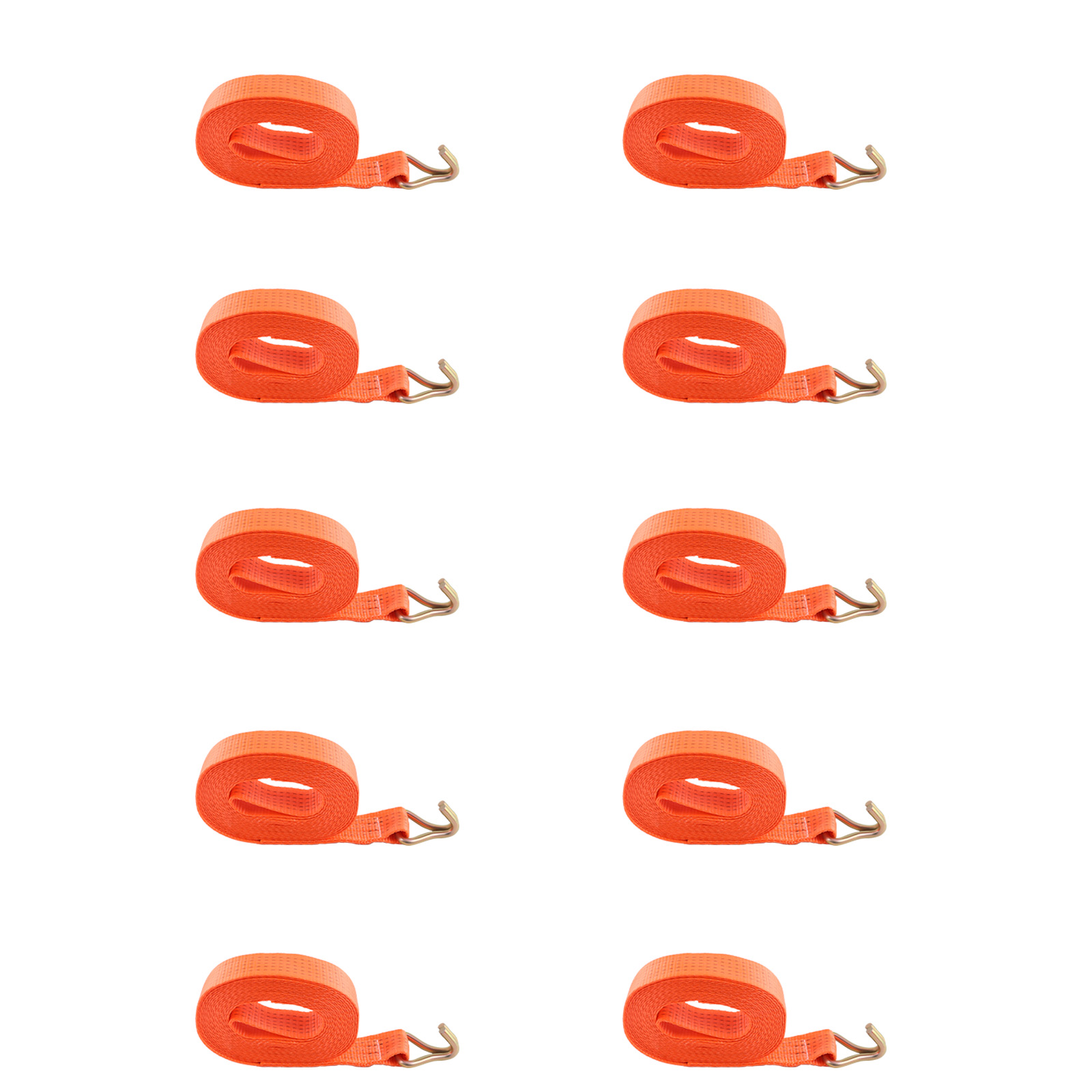 10x 2tlg. Spanngurt Spanngurte Zurrgurt Ratsche 5t 5to 5000kg 8m 2500daN 50 mm